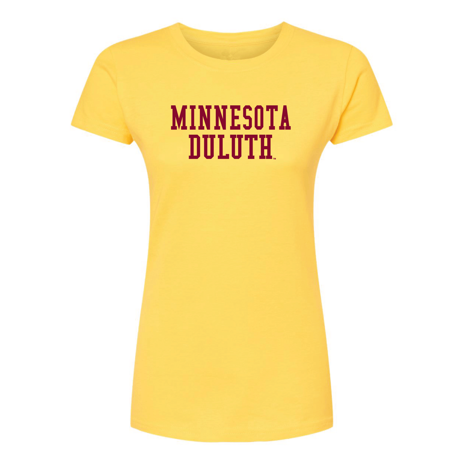 University of Minnesota Duluth Bulldogs Block Womens T-Shirt