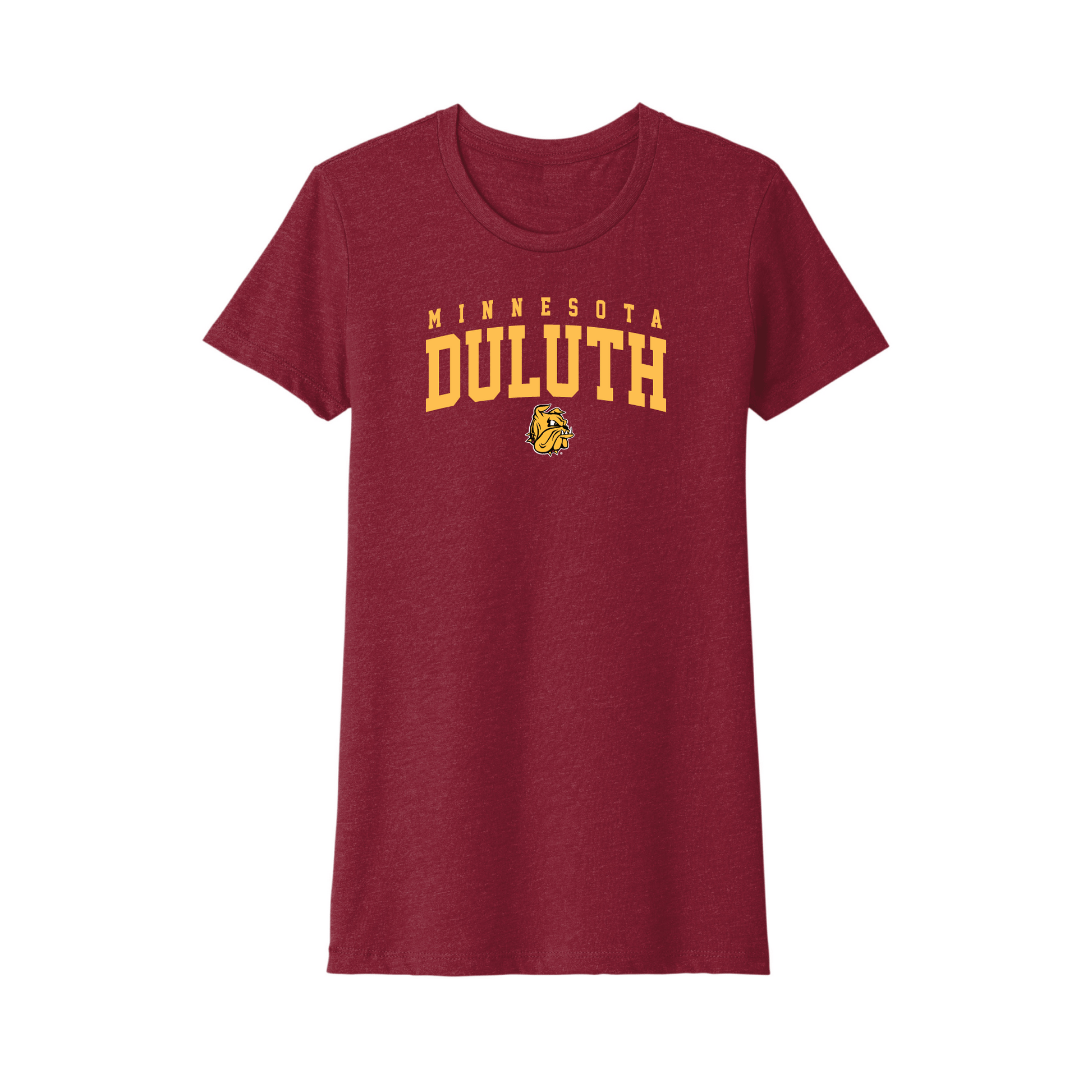 University of Minnesota Duluth Bulldogs Jumbo Arch Womens T-Shirt