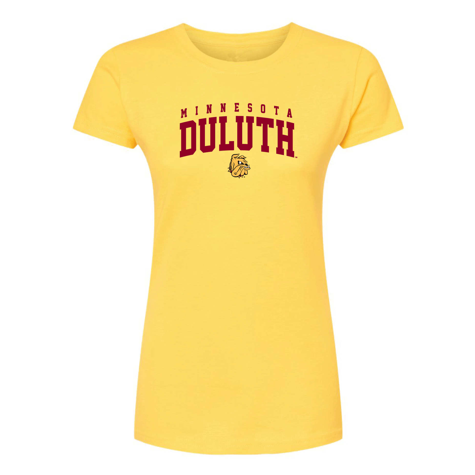 University of Minnesota Duluth Bulldogs Jumbo Arch Womens T-Shirt