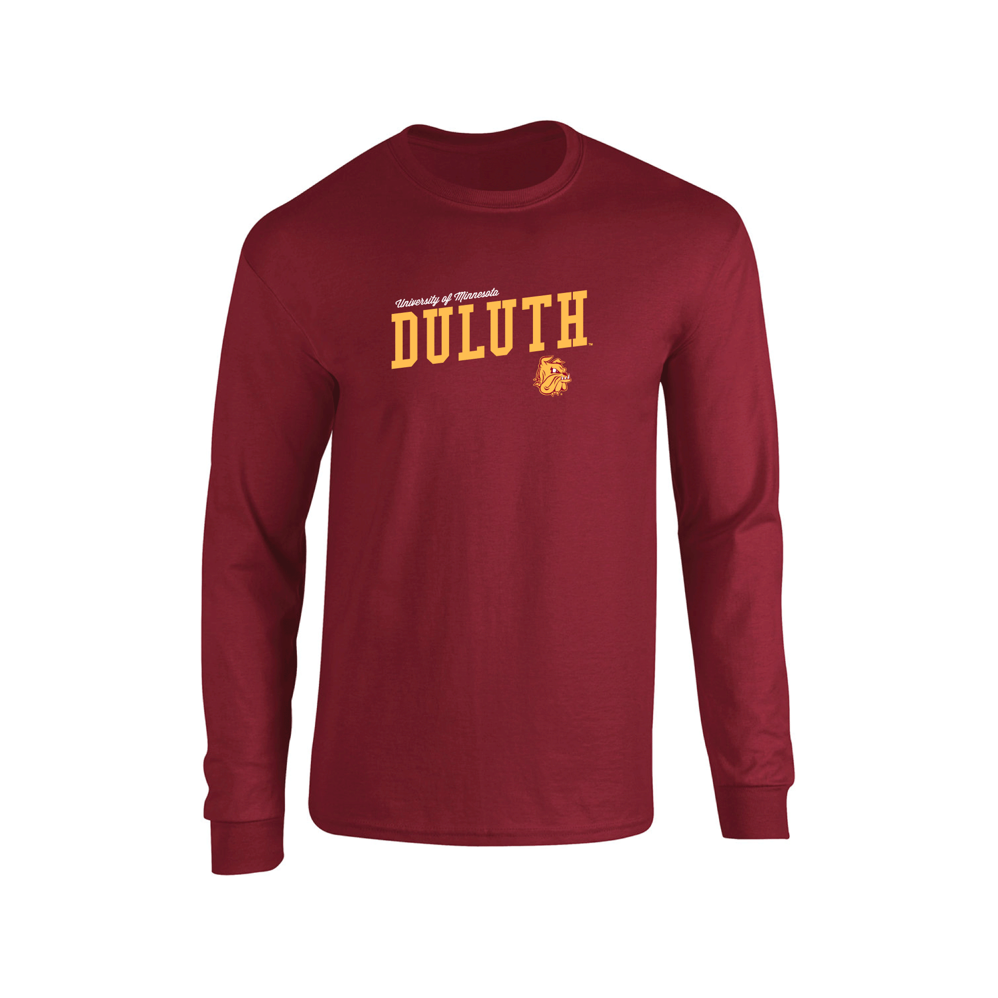 University of Minnesota Duluth Bulldogs Uphill Victory Adult Long Sleeve T-Shirt