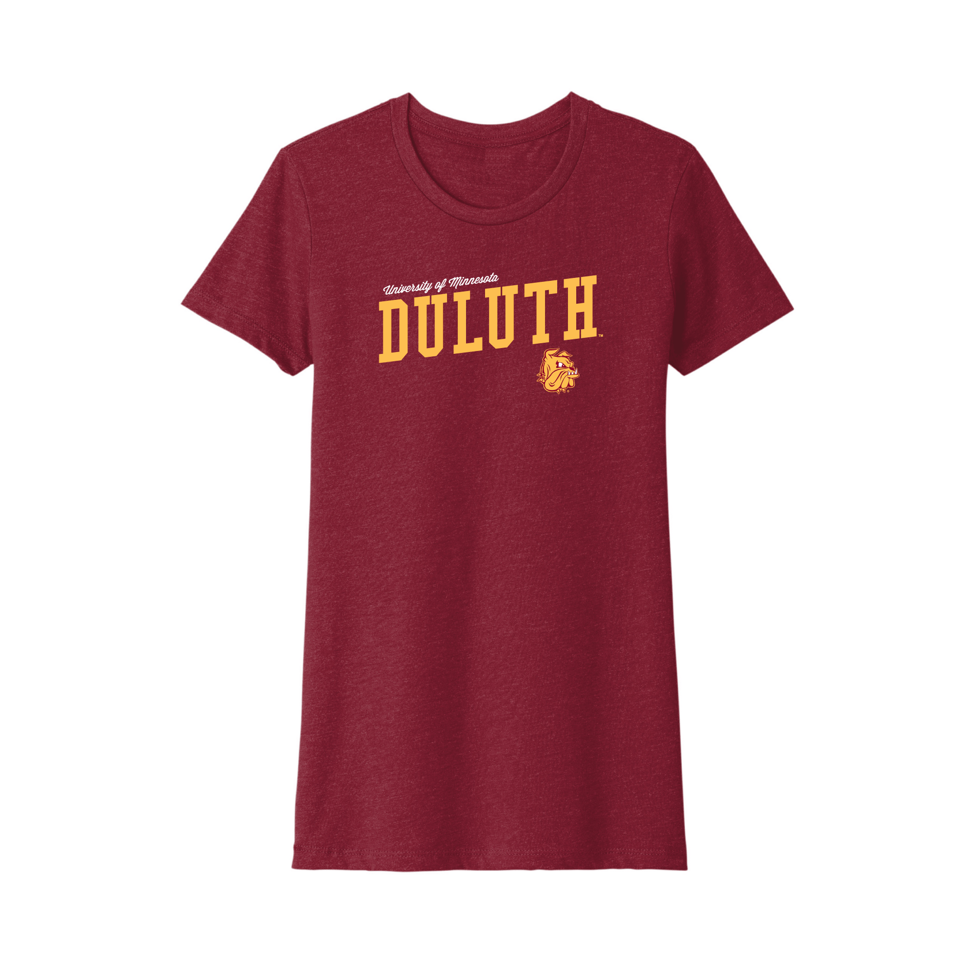 University of Minnesota Duluth Bulldogs Uphill Victory Womens T-Shirt