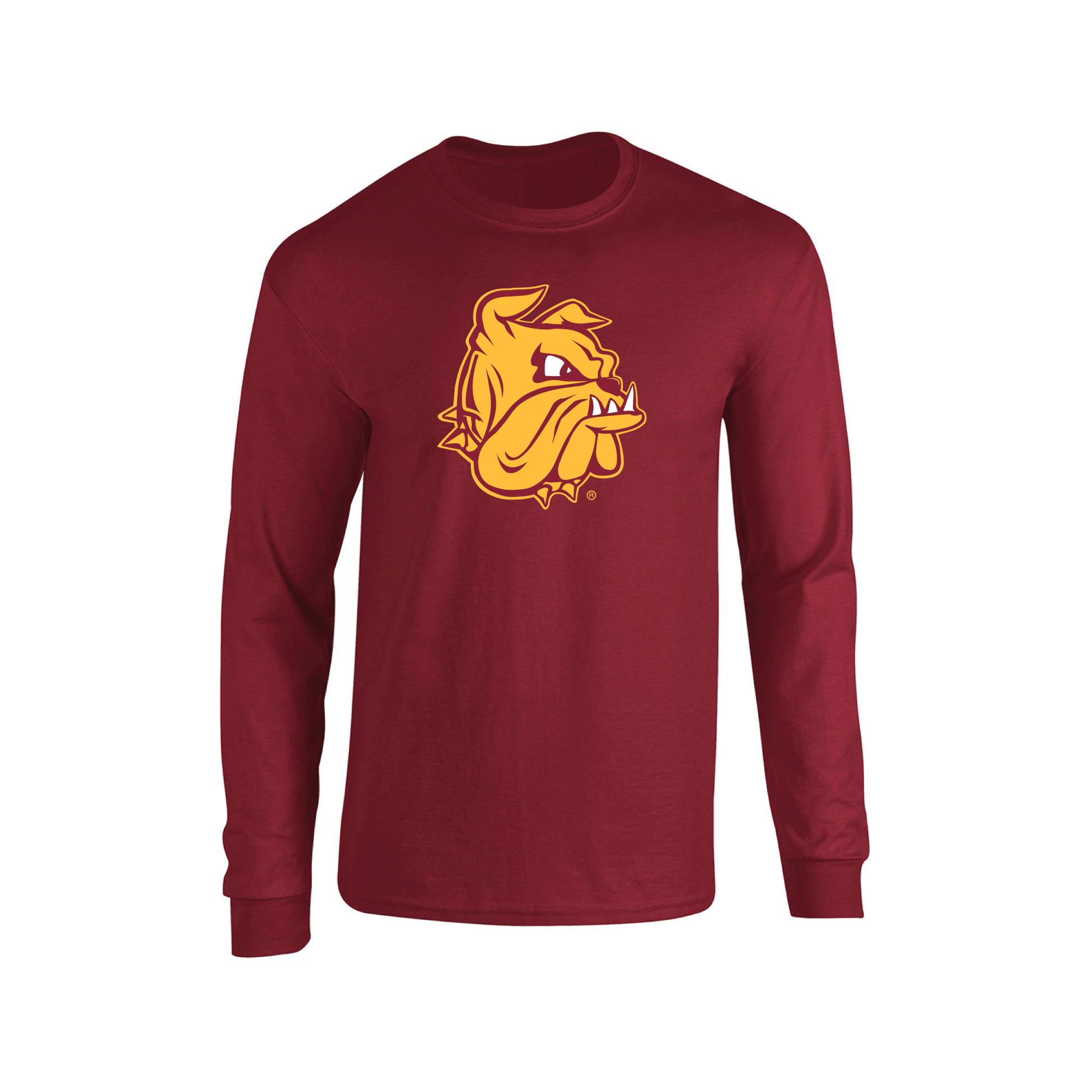 University of Minnesota Duluth Bulldogs Jumbo Logo Adult Long Sleeve T-Shirt