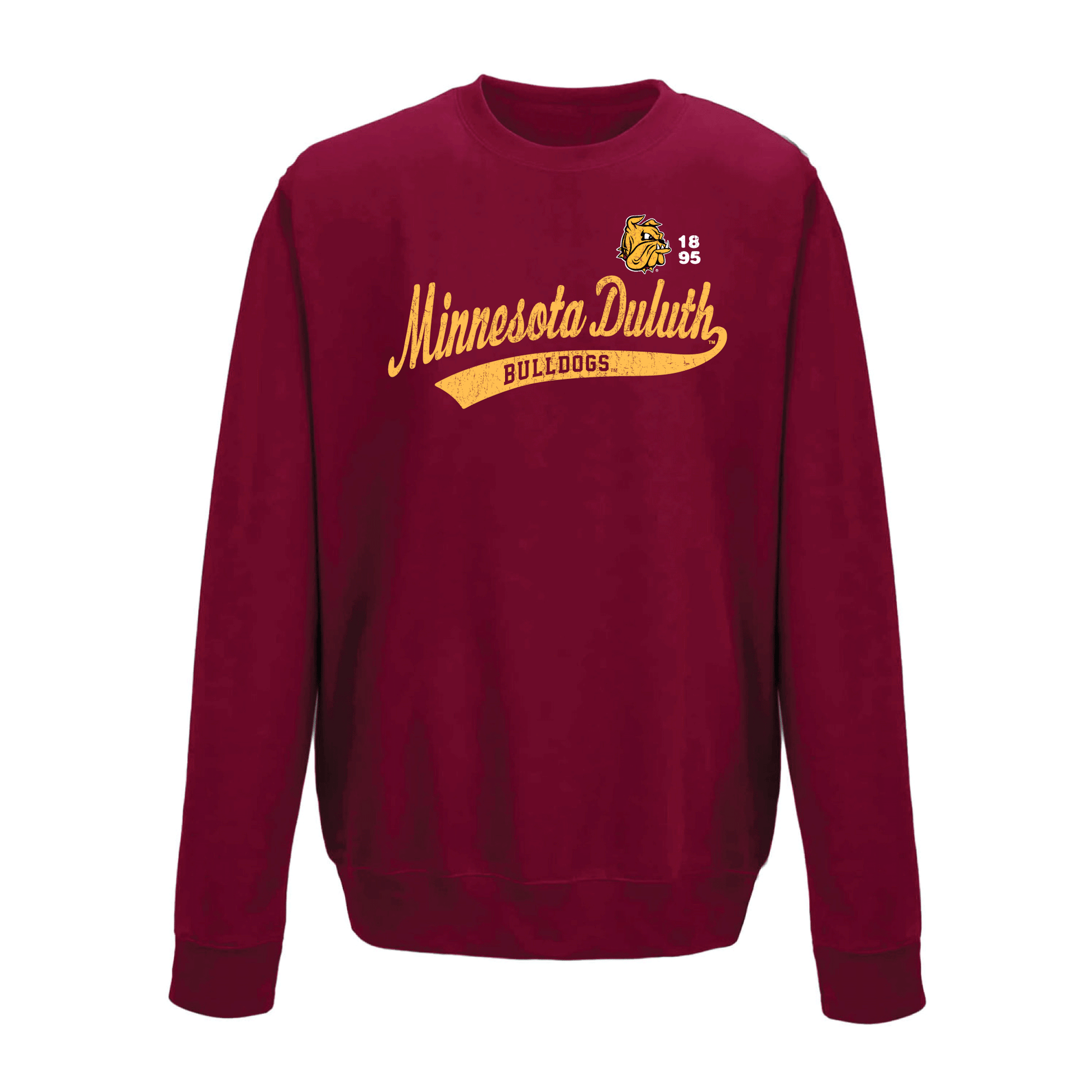 University of Minnesota Duluth Bulldogs Old School Crewneck Sweatshirt