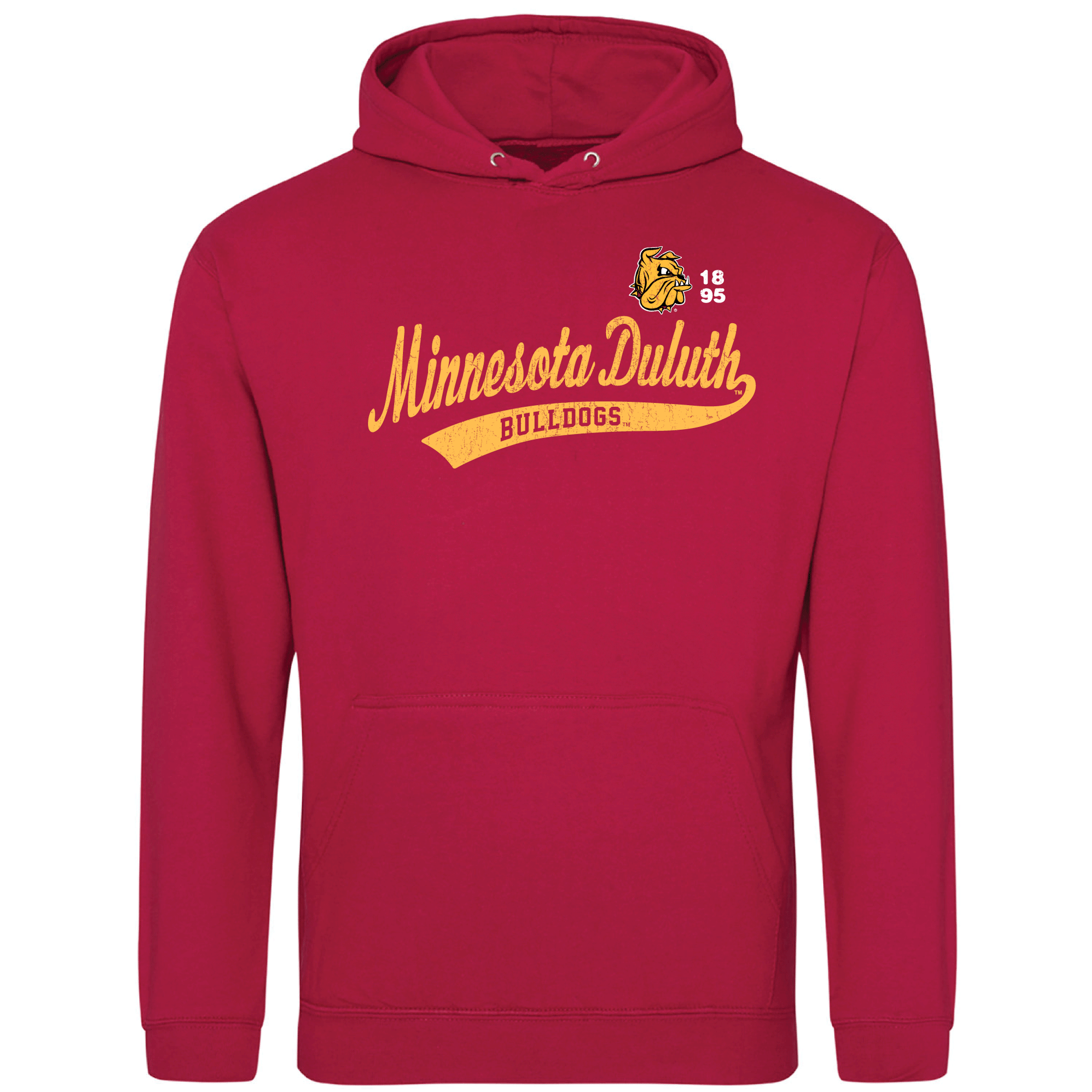 University of Minnesota Duluth Bulldogs Old School Hooded Sweatshirt