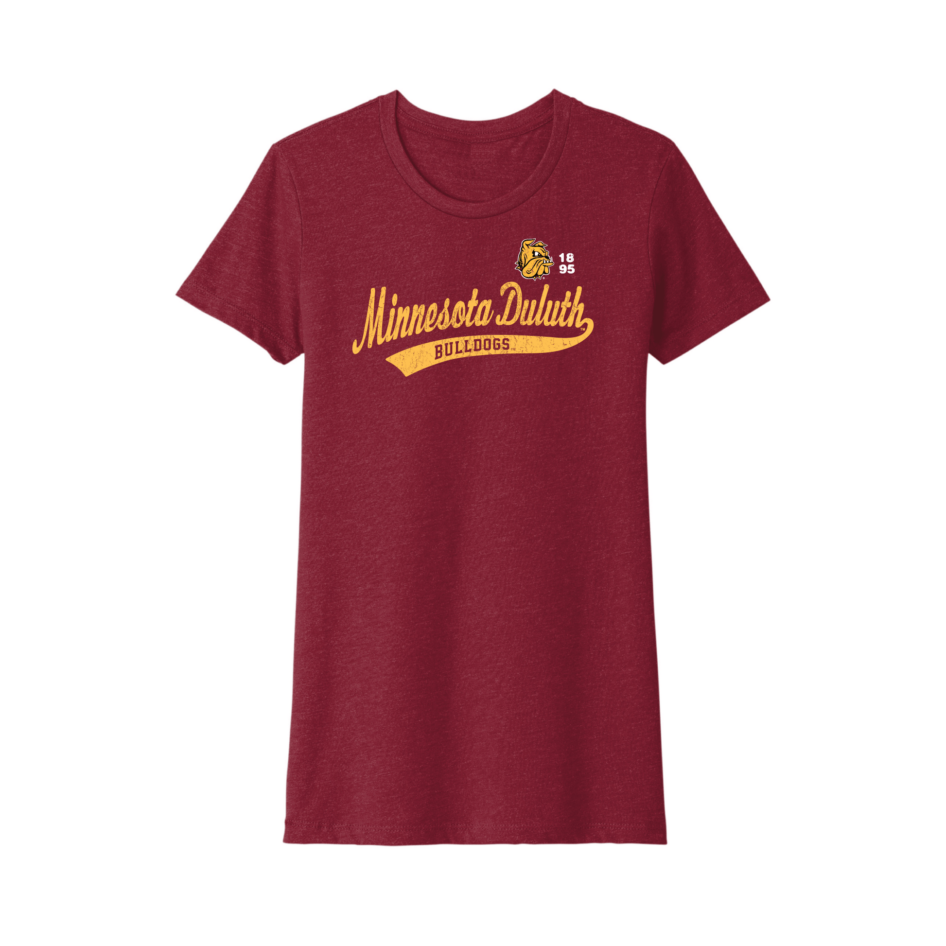 University of Minnesota Duluth Bulldogs Old School Womens T-Shirt