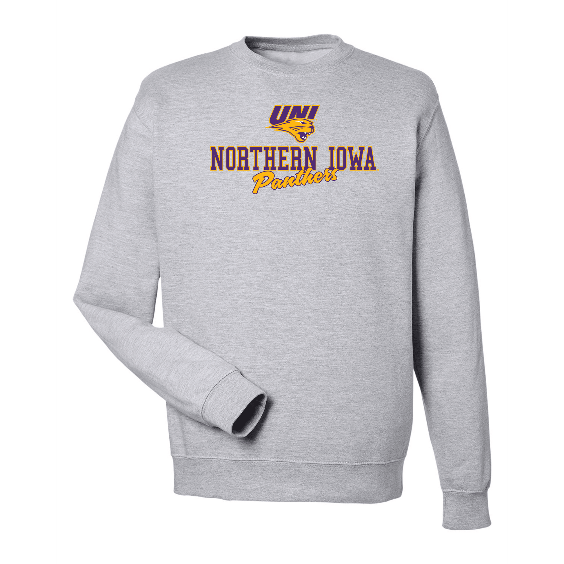 University of Northern Iowa Panthers Campus Script Crewneck Sweatshirt