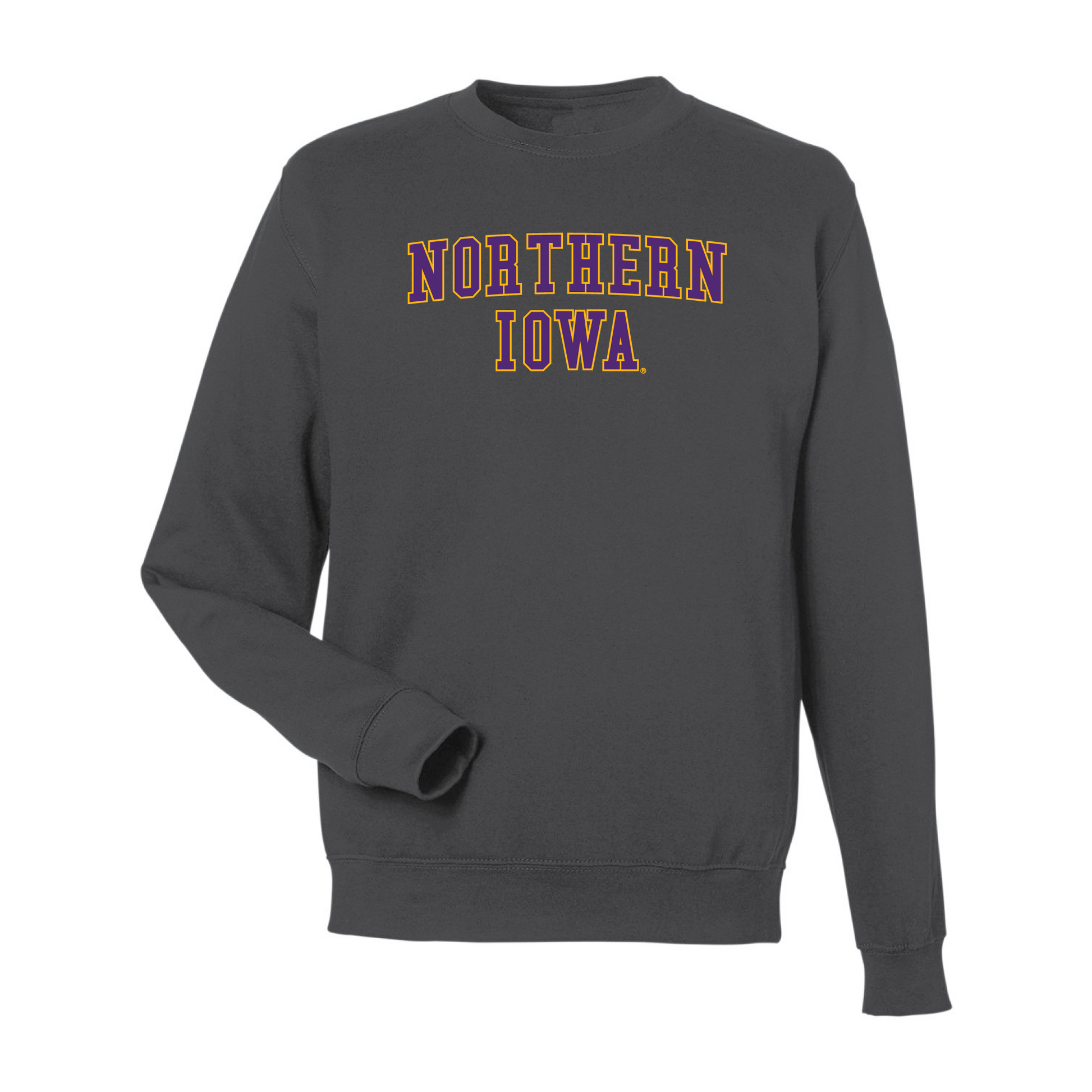 University of Northern Iowa Panthers Block Crewneck Sweatshirt