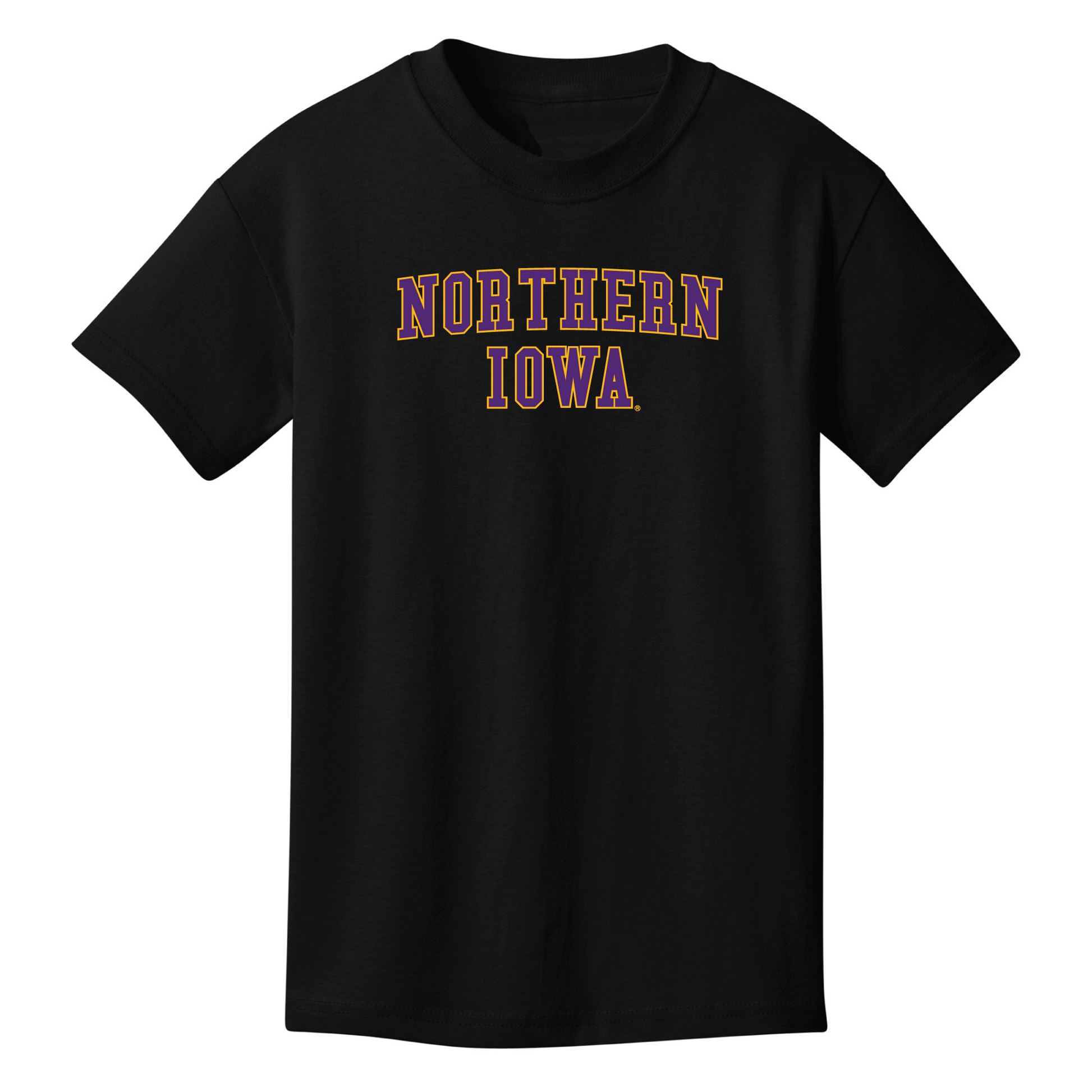 University of Northern Iowa Panthers Block Youth T-Shirt