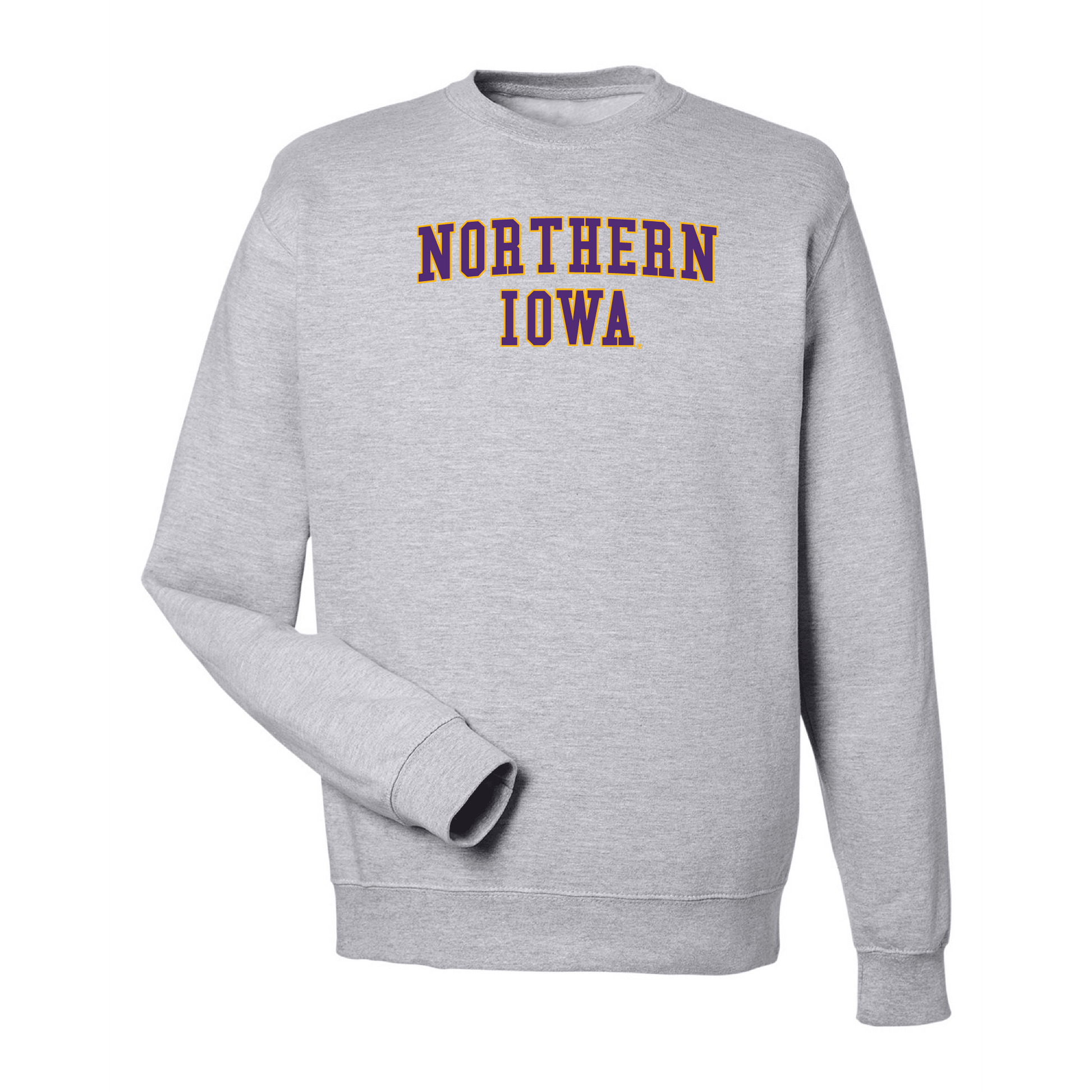 University of Northern Iowa Panthers Block Crewneck Sweatshirt