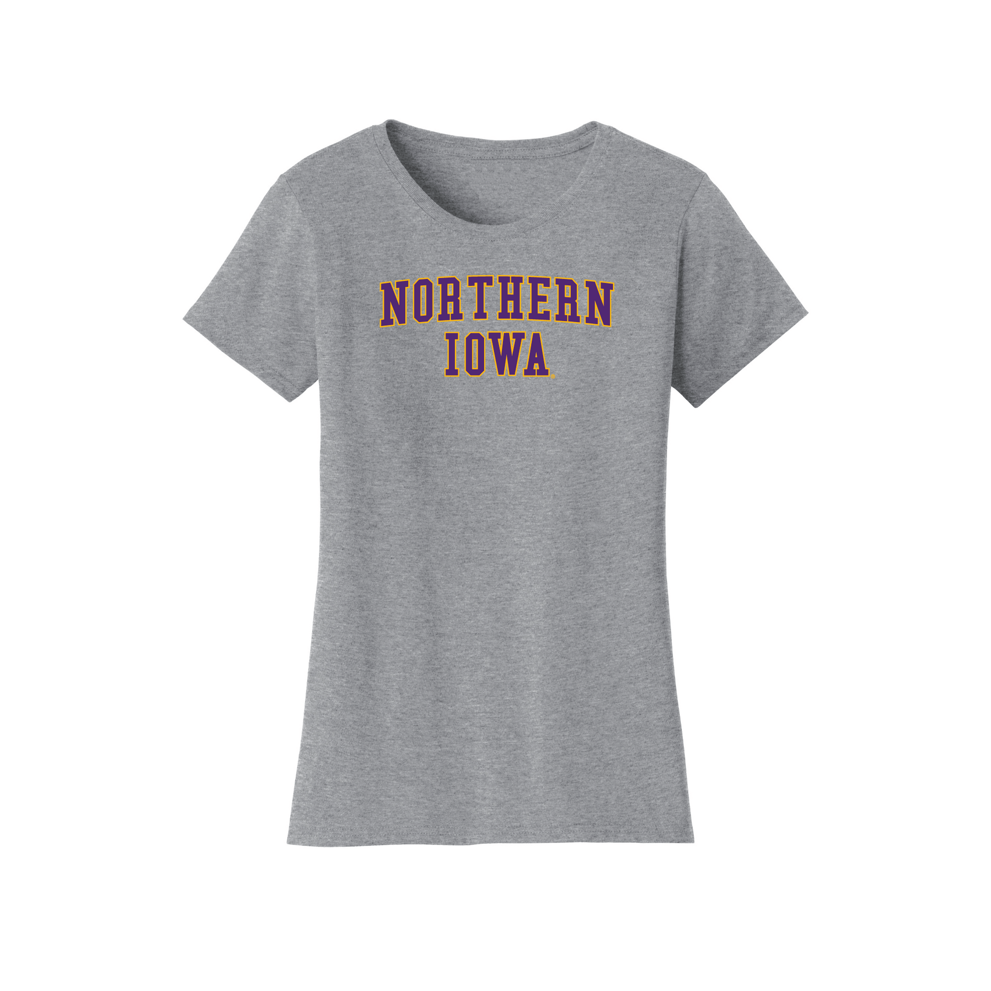 University of Northern Iowa Panthers Block Womens T-Shirt