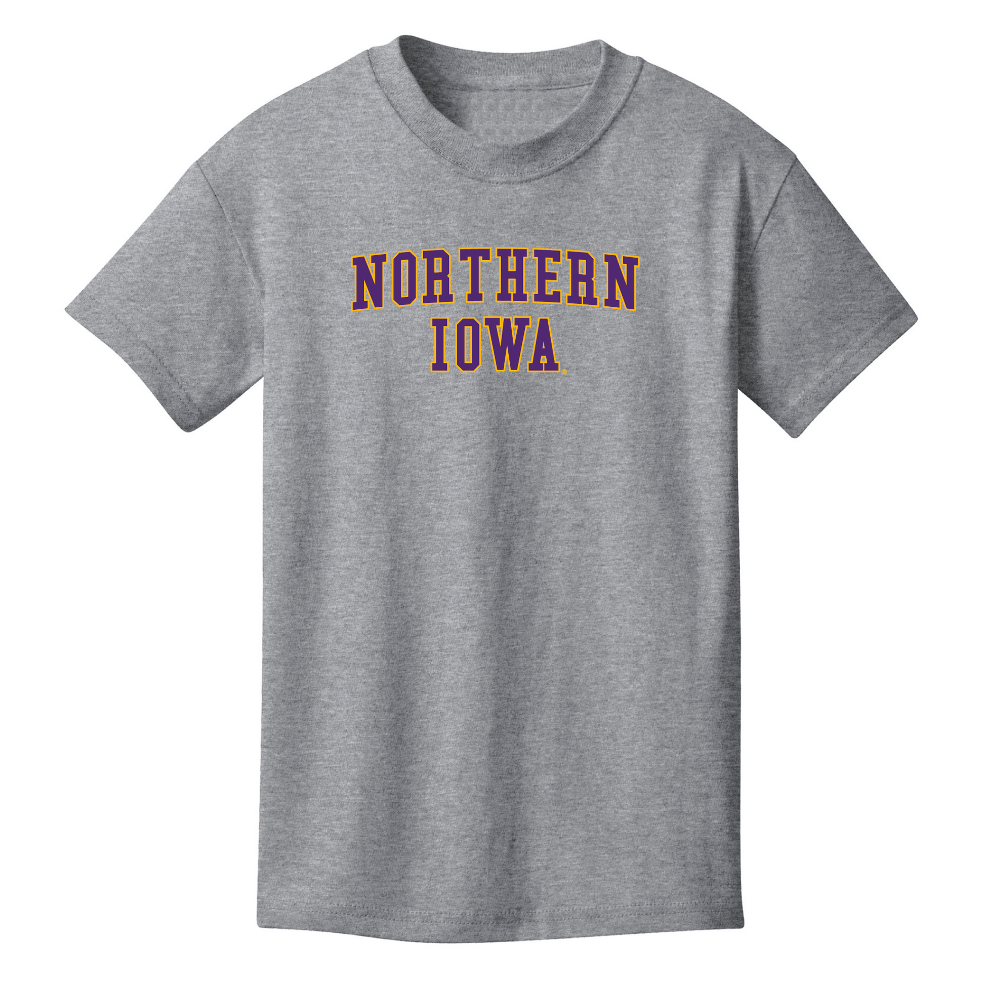 University of Northern Iowa Panthers Block Youth T-Shirt