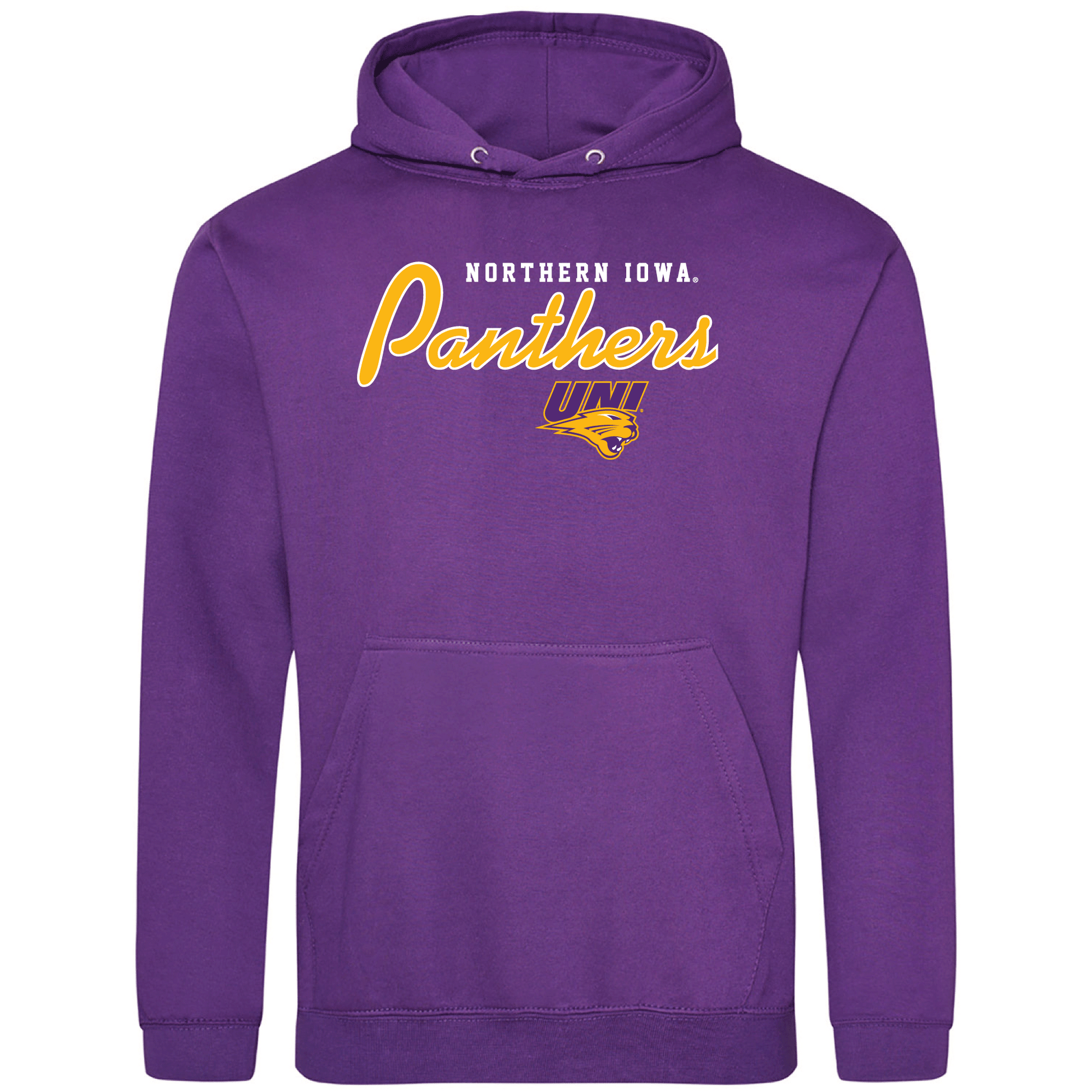 University of Northern Iowa Panthers Machine Script Hooded Sweatshirt