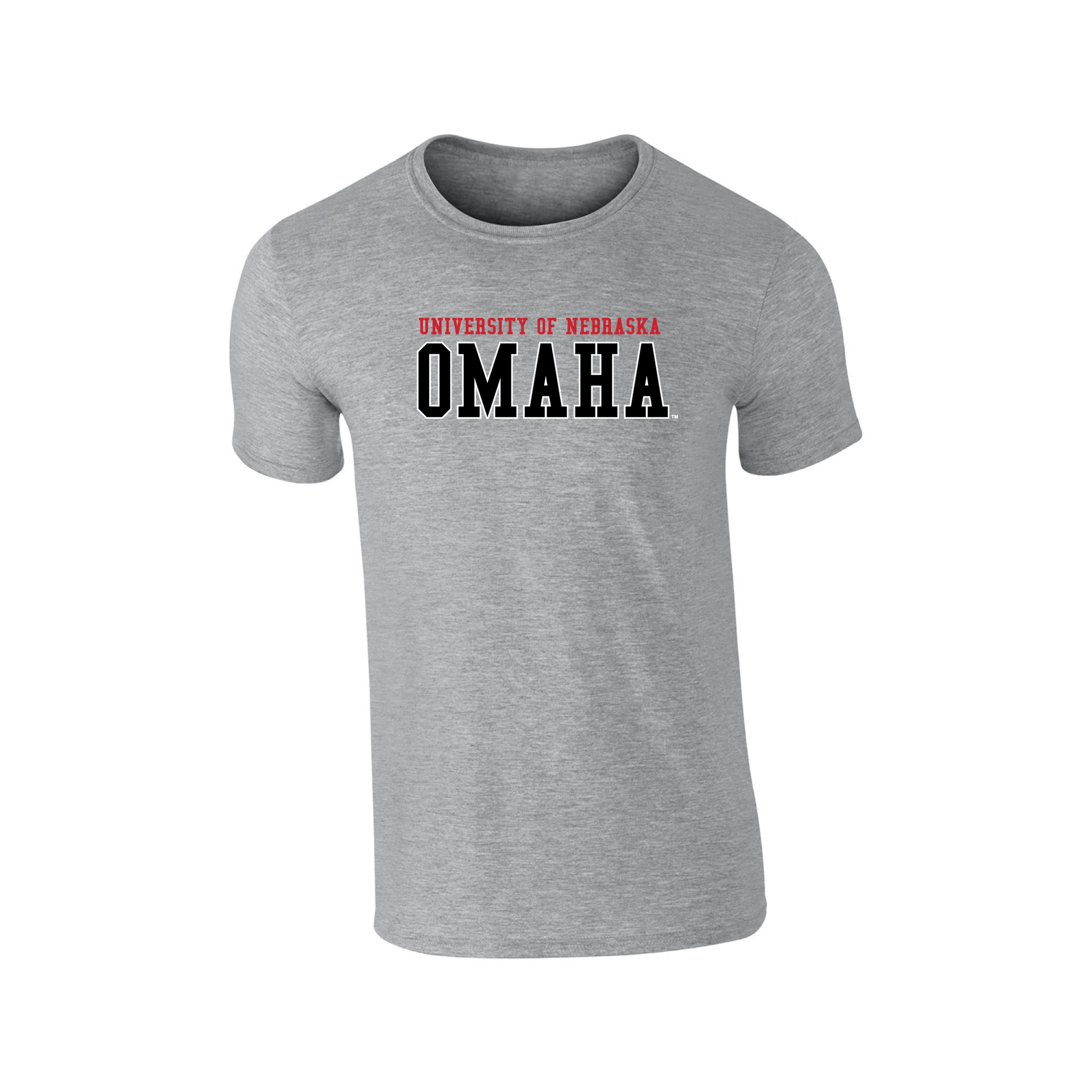 University of Nebraska Omaha Mavericks Block Adult T-Shirt