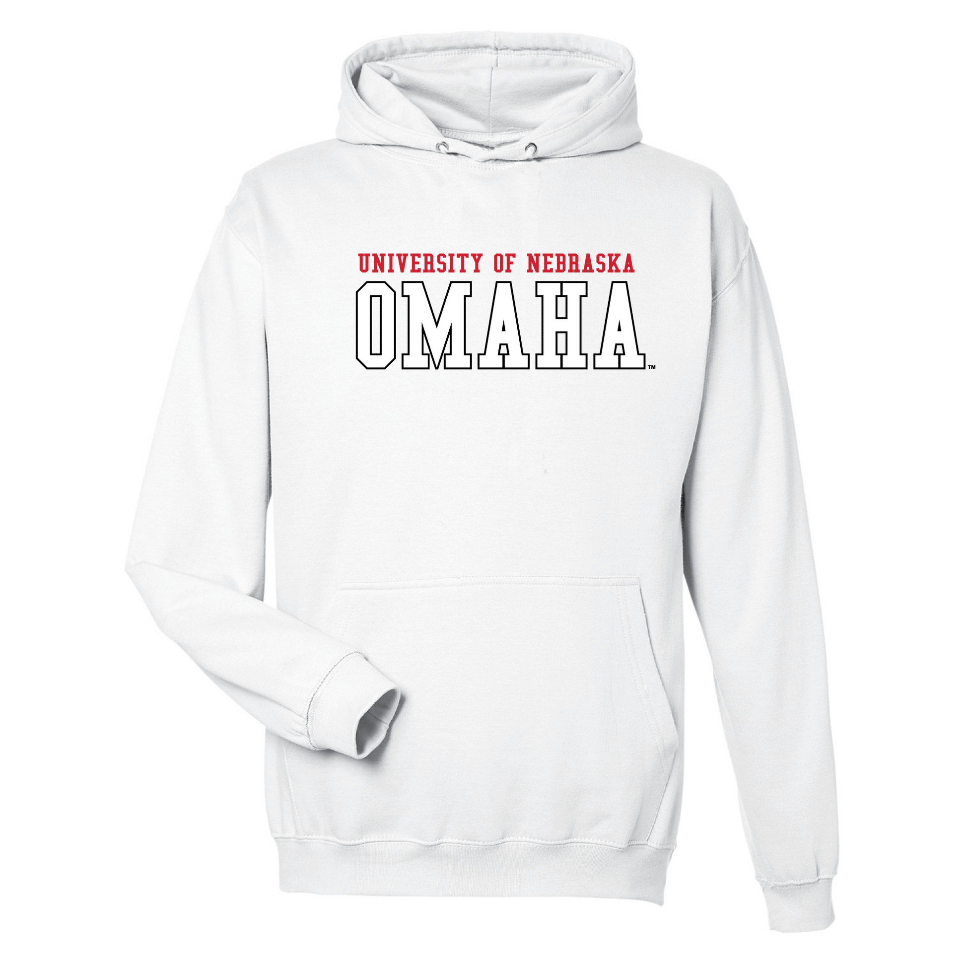 University of Nebraska Omaha Mavericks Block Hooded Sweatshirt