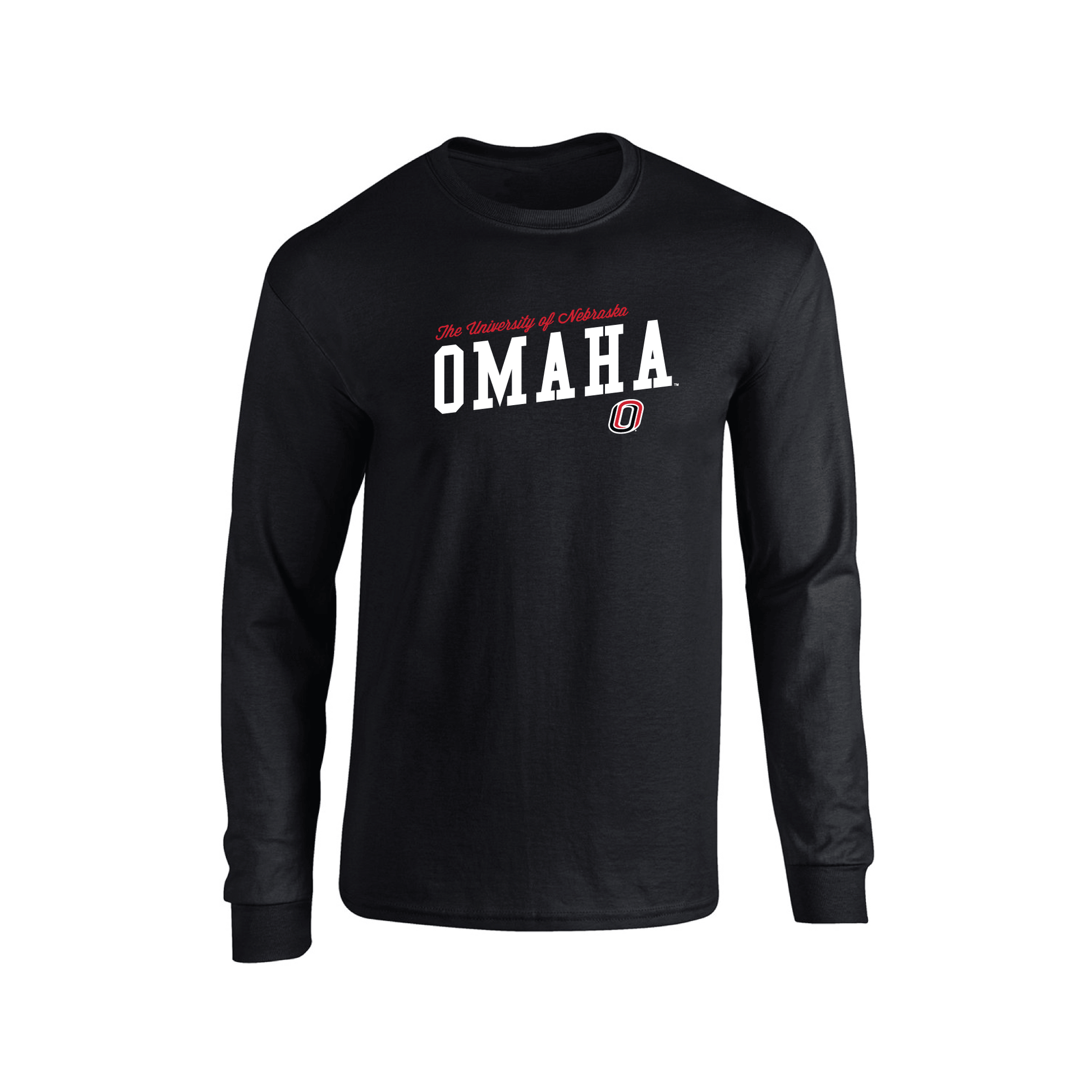 University of Nebraska Omaha Mavericks Uphill Victory Adult Long Sleeve T-Shirt