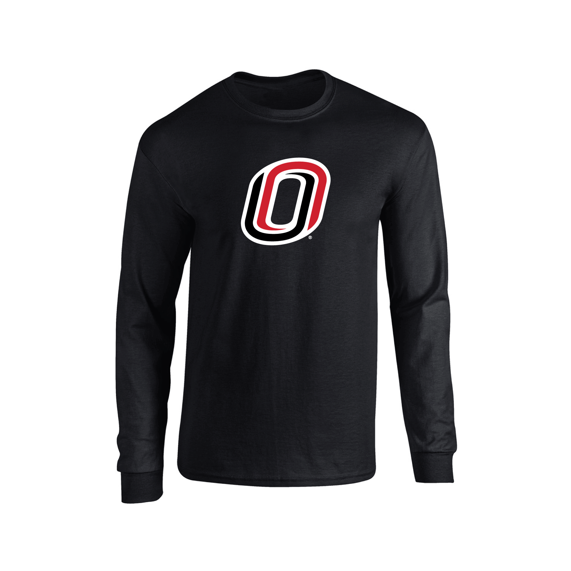 University of Nebraska Omaha Mavericks Jumbo Logo Adult Long Sleeve T-Shirt