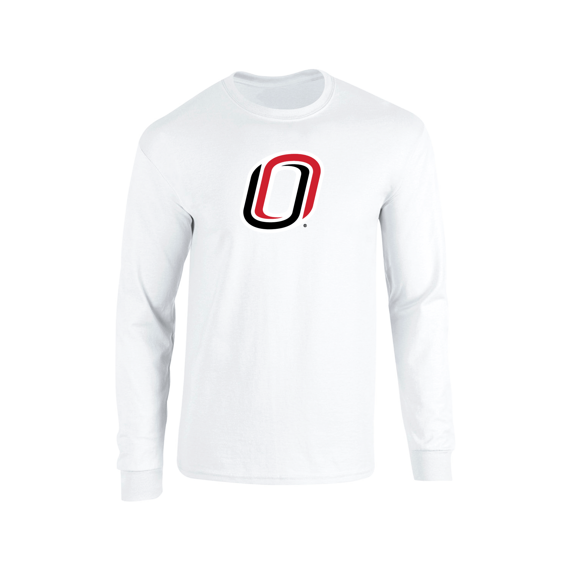 University of Nebraska Omaha Mavericks Jumbo Logo Adult Long Sleeve T-Shirt