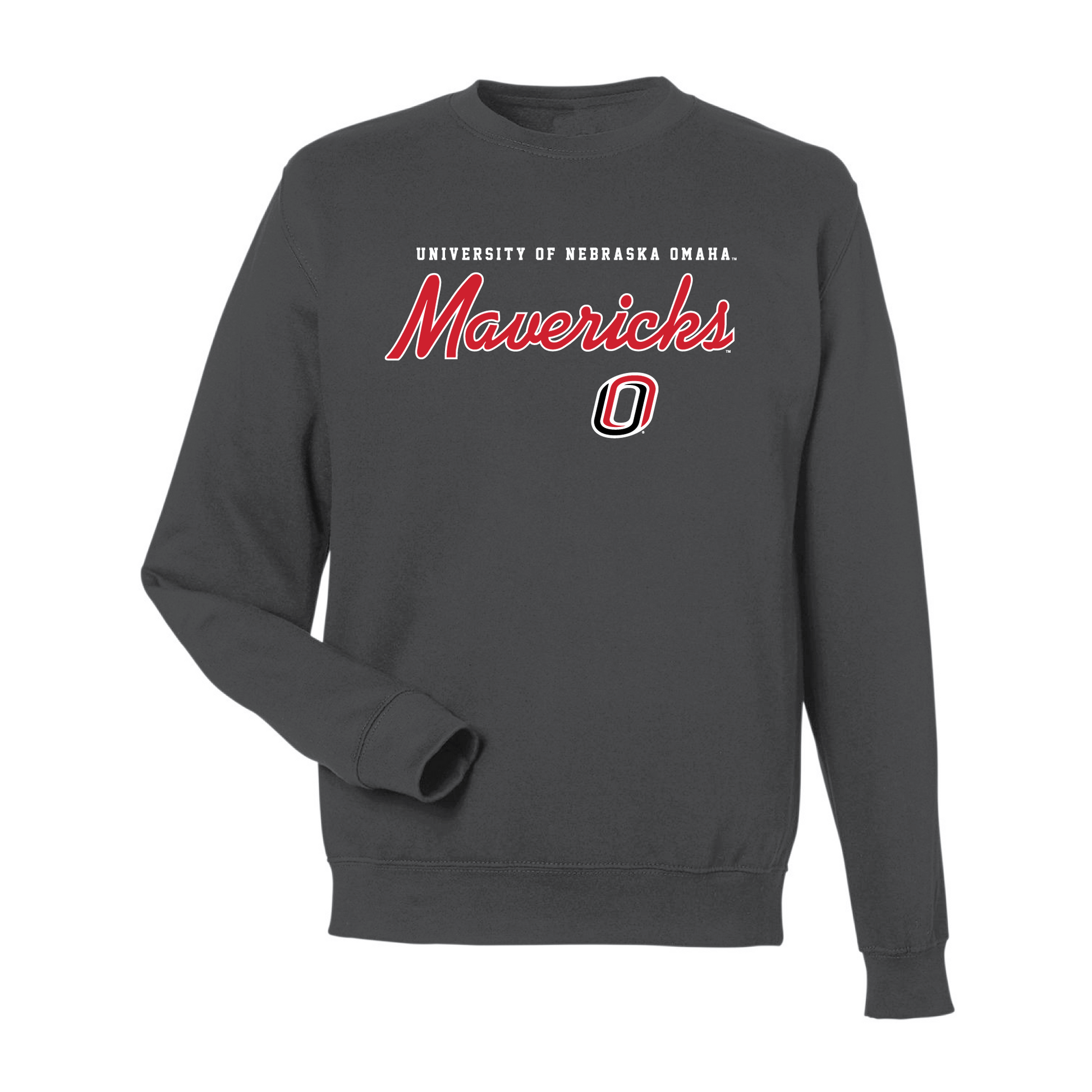 University of Nebraska Omaha Mavericks Machine Script Crewneck Sweatshirt