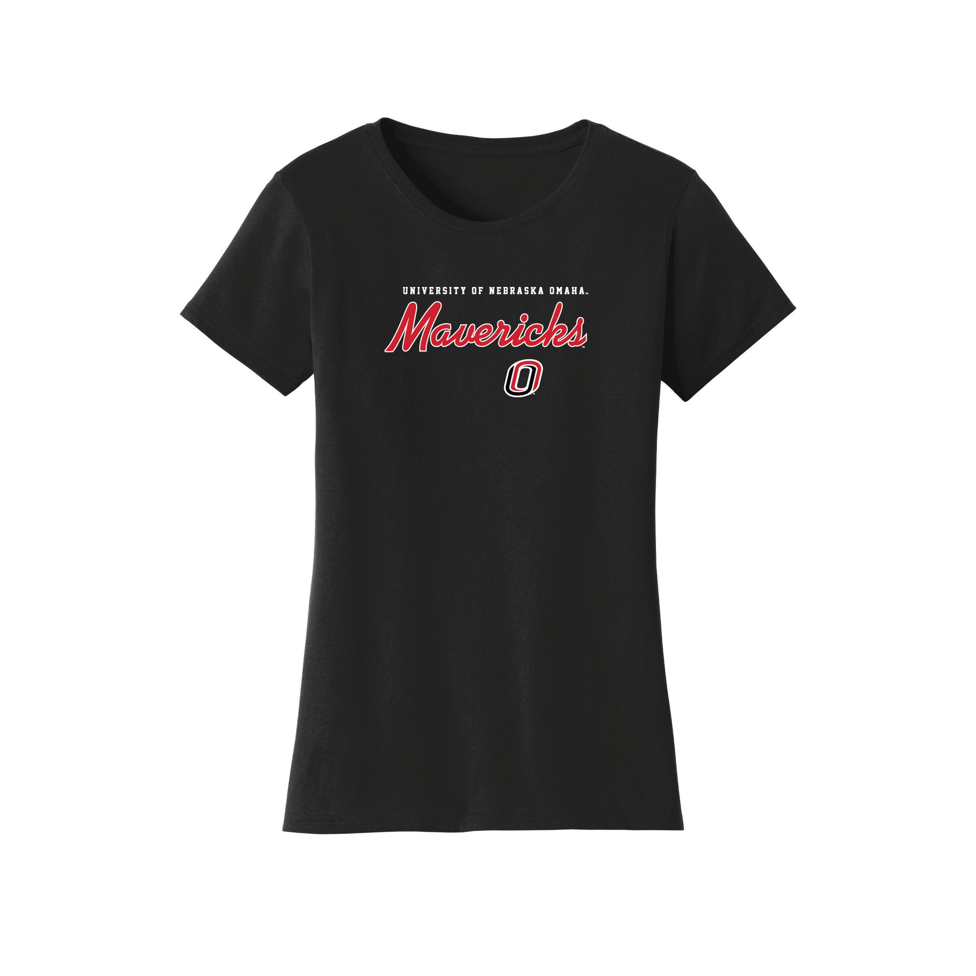 University of Nebraska Omaha Mavericks Machine Script Womens T-Shirt