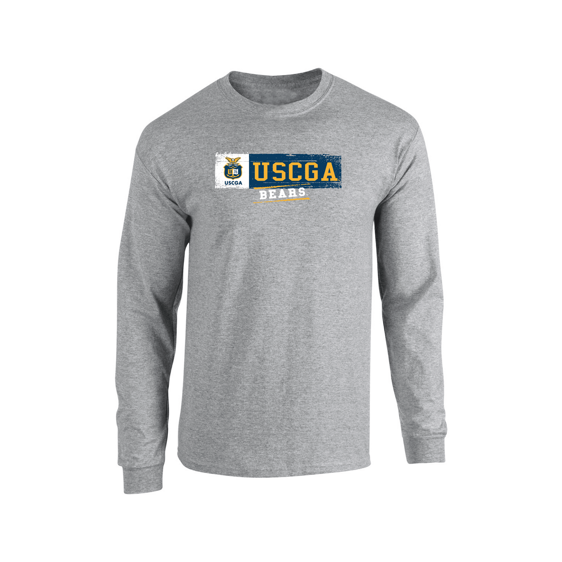 United States Coast Guard Academy Bears Sticker Adult Long Sleeve T-Shirt