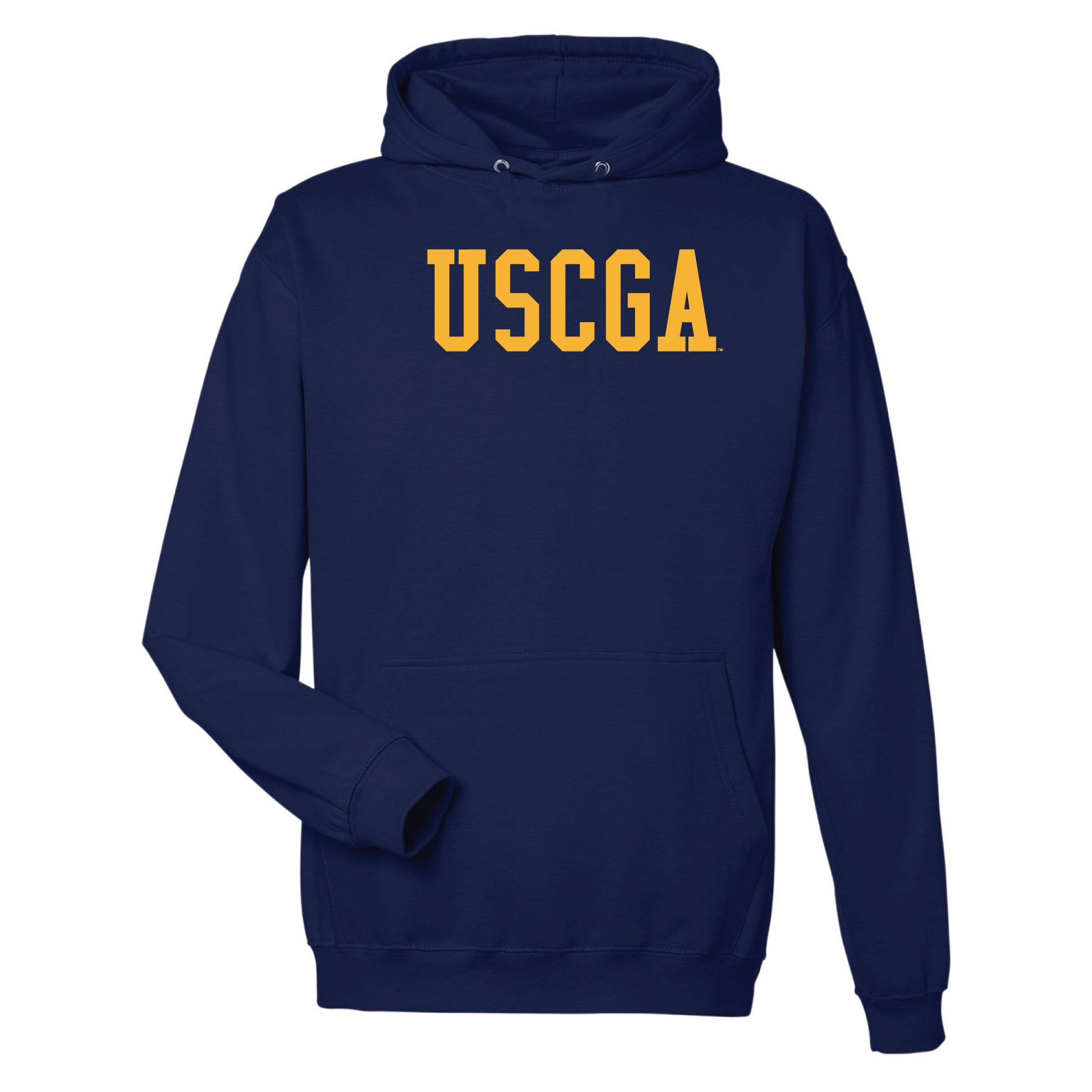 United States Coast Guard Academy Bears Block Hooded Sweatshirt
