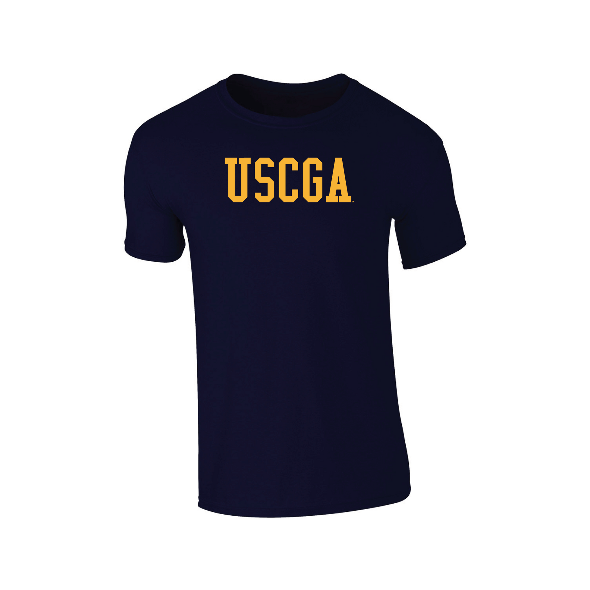 United States Coast Guard Academy Bears Block Adult T-Shirt