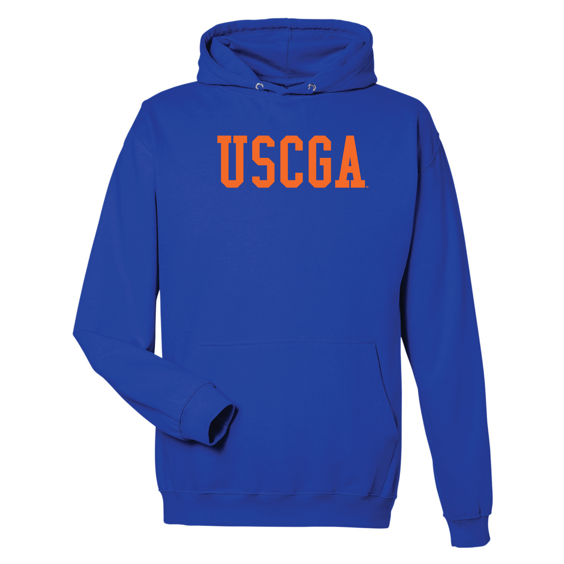United States Coast Guard Academy Bears Block Hooded Sweatshirt