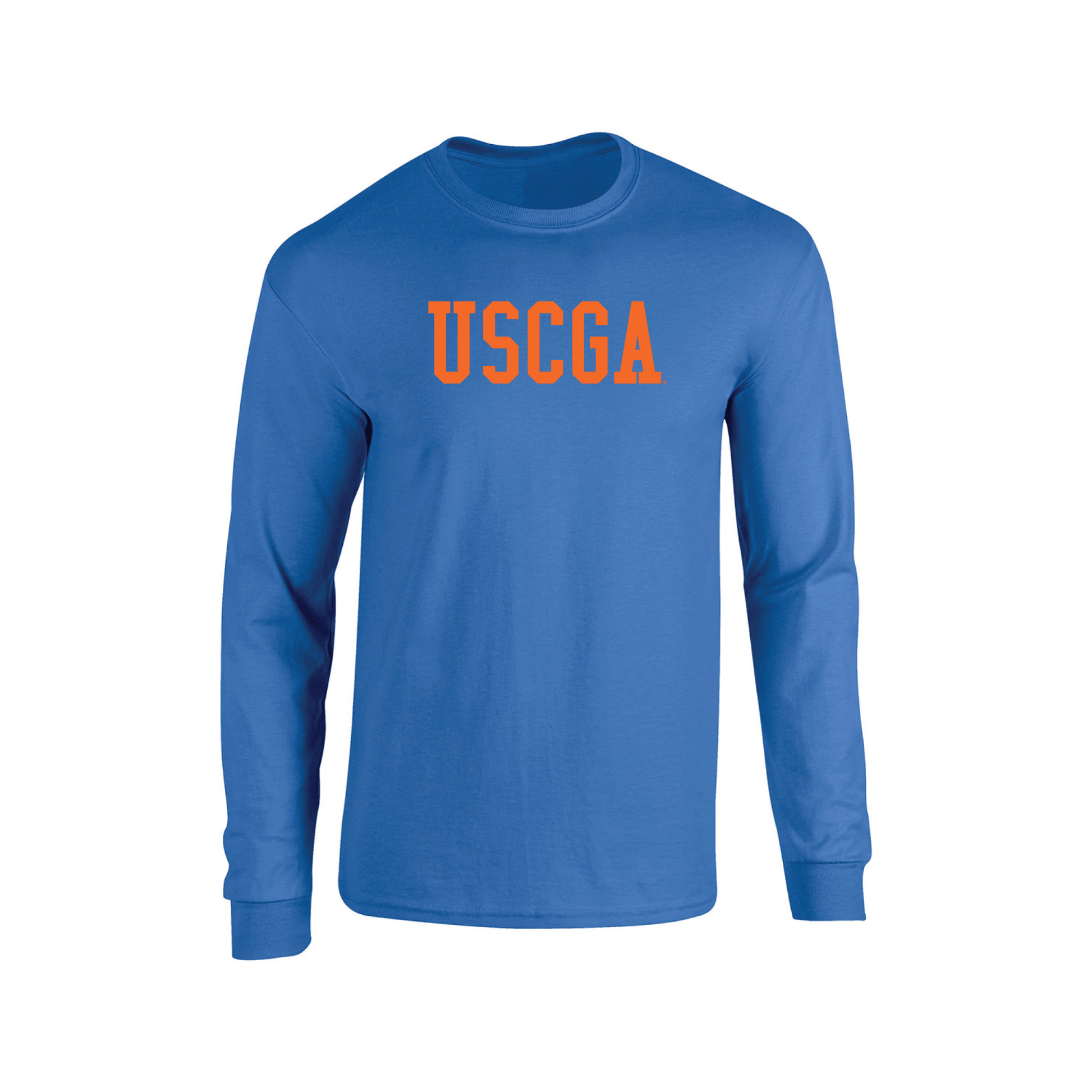 United States Coast Guard Academy Bears Block Adult Long Sleeve T-Shirt