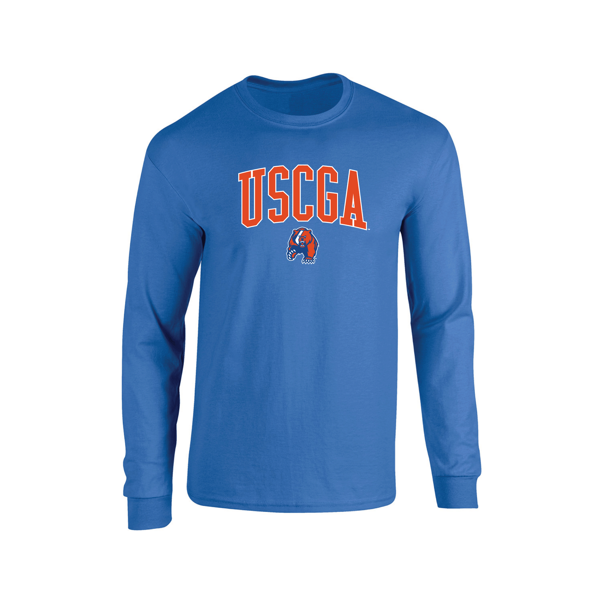 United States Coast Guard Academy Bears Jumbo Arch Adult Long Sleeve T-Shirt