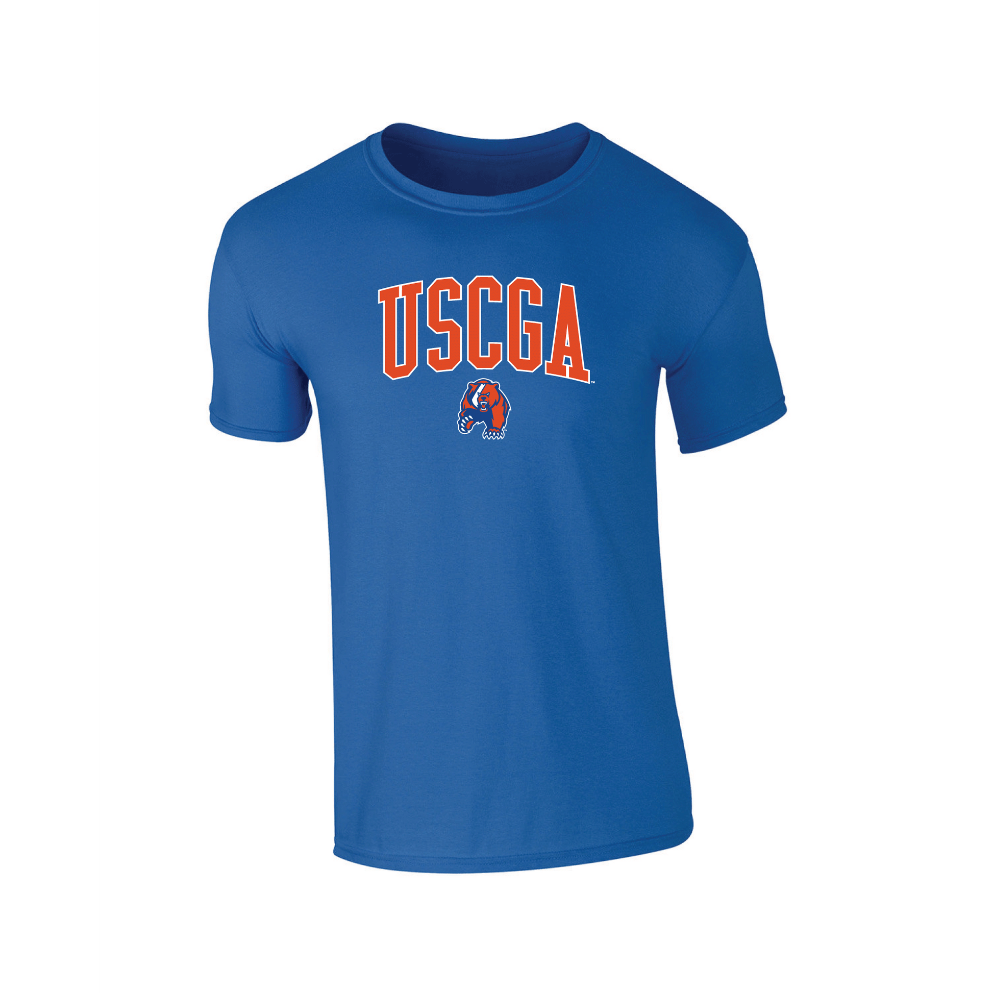United States Coast Guard Academy Bears Jumbo Arch Adult T-Shirt