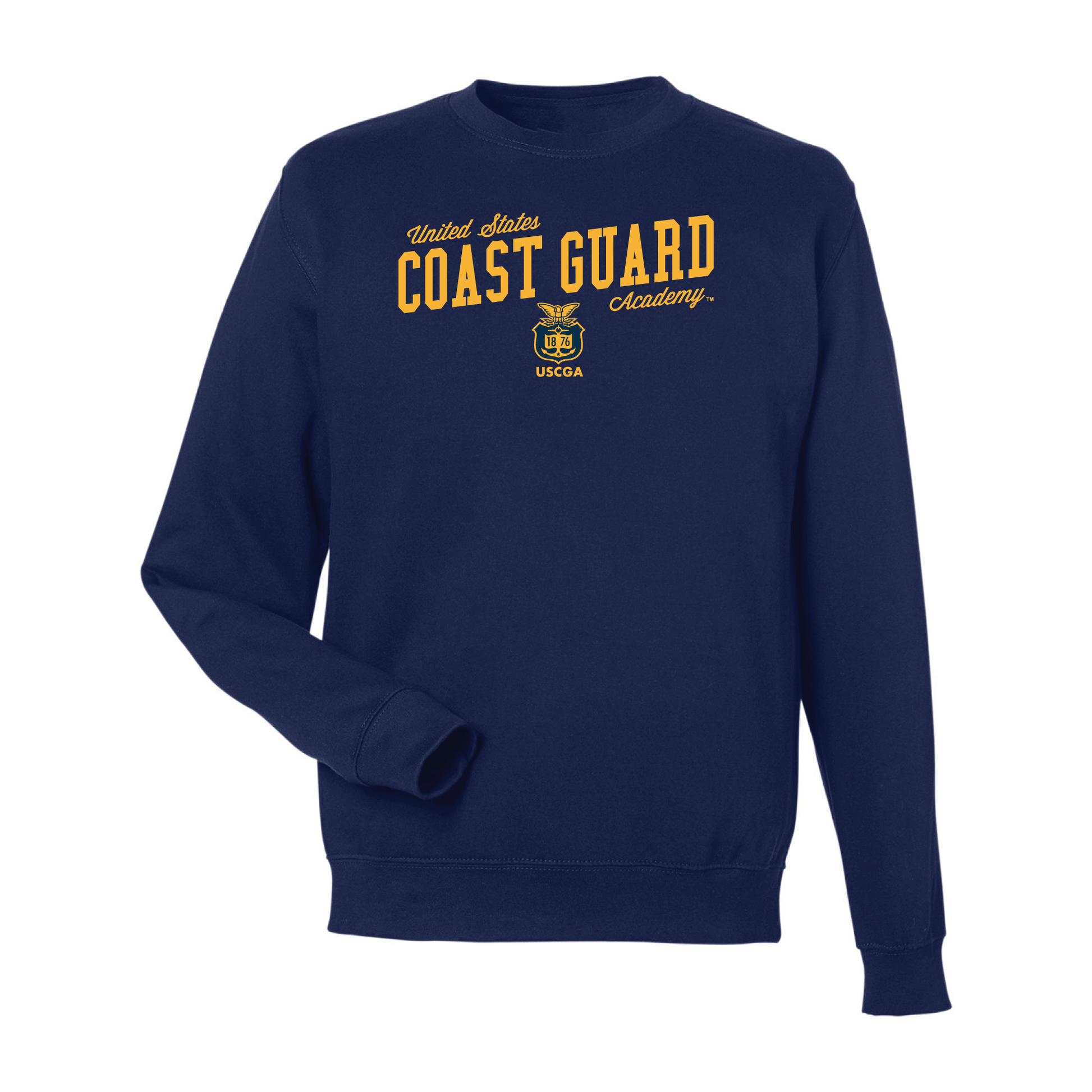 United States Coast Guard Academy Bears Uphill Victory Crewneck Sweatshirt