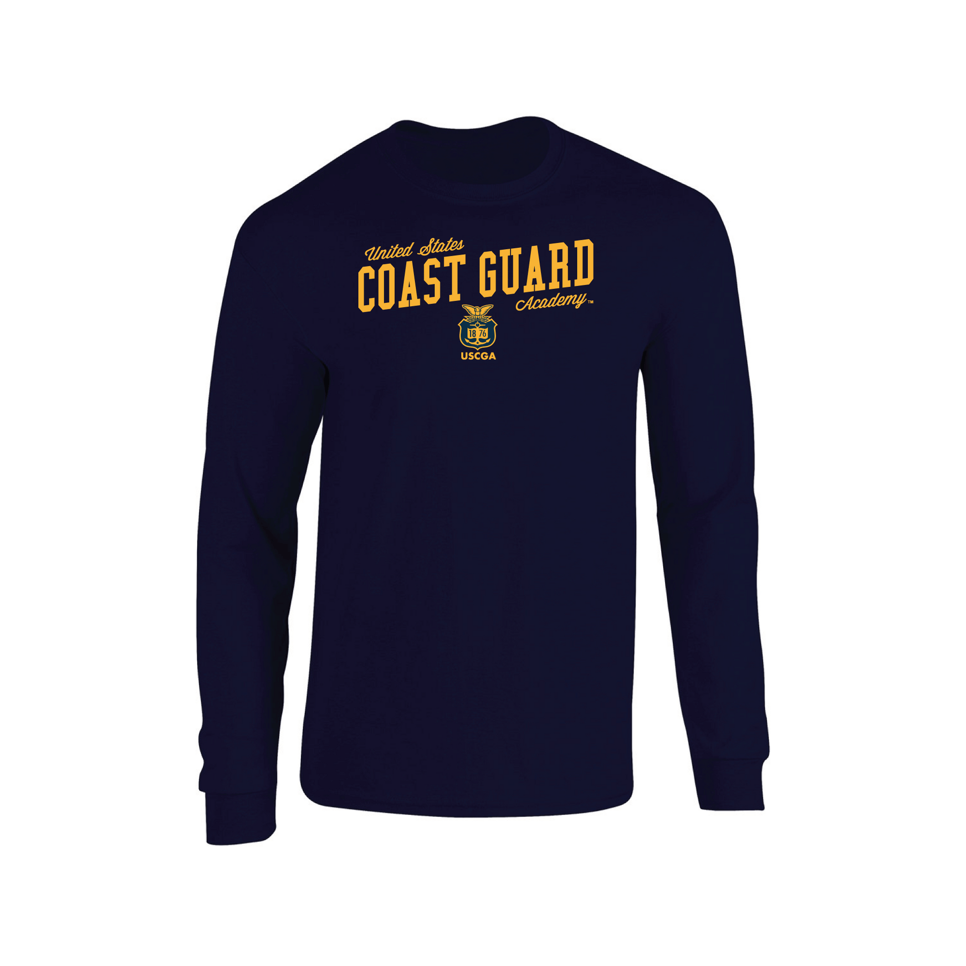 United States Coast Guard Academy Bears Uphill Victory Adult Long Sleeve T-Shirt