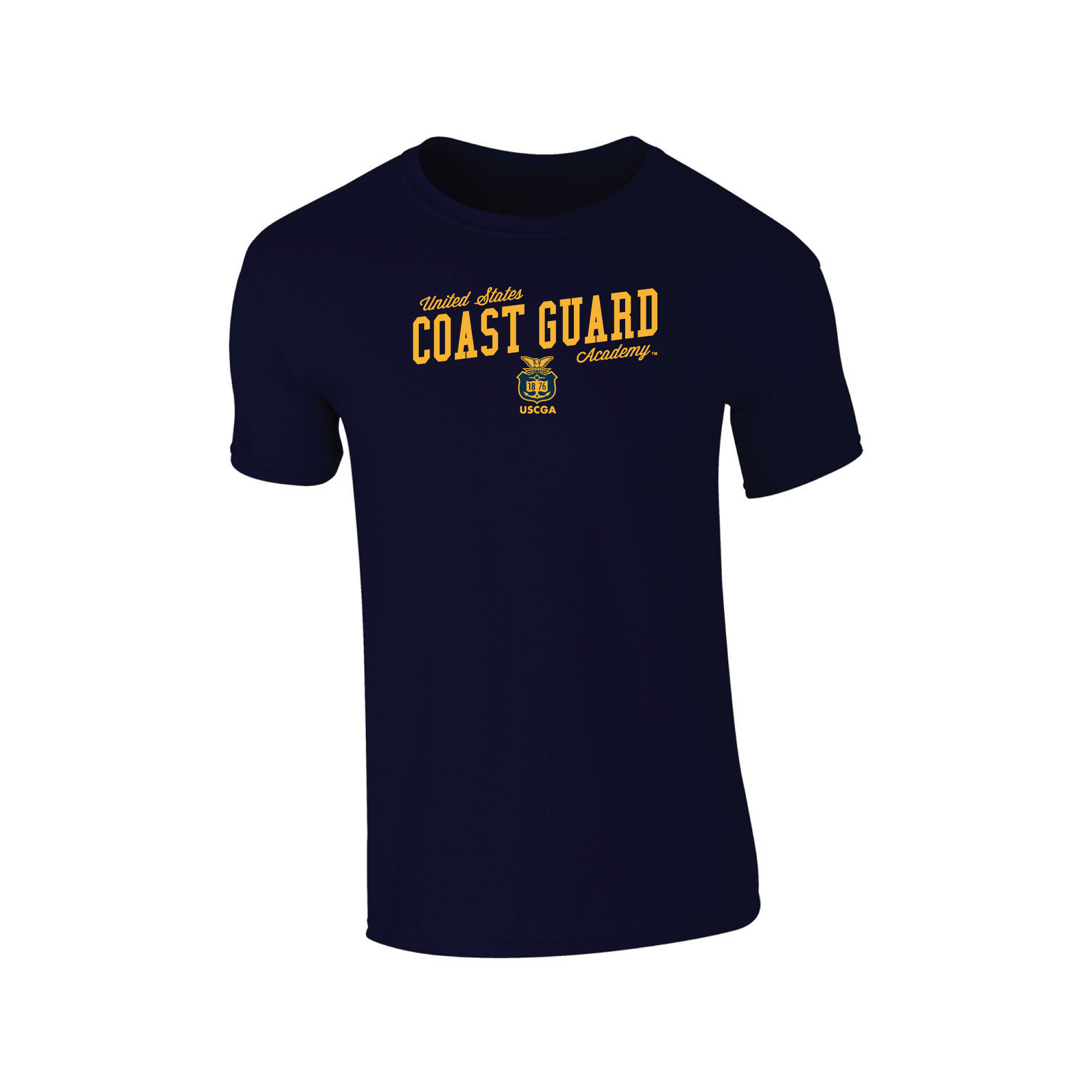 United States Coast Guard Academy Bears Uphill Victory Adult T-Shirt