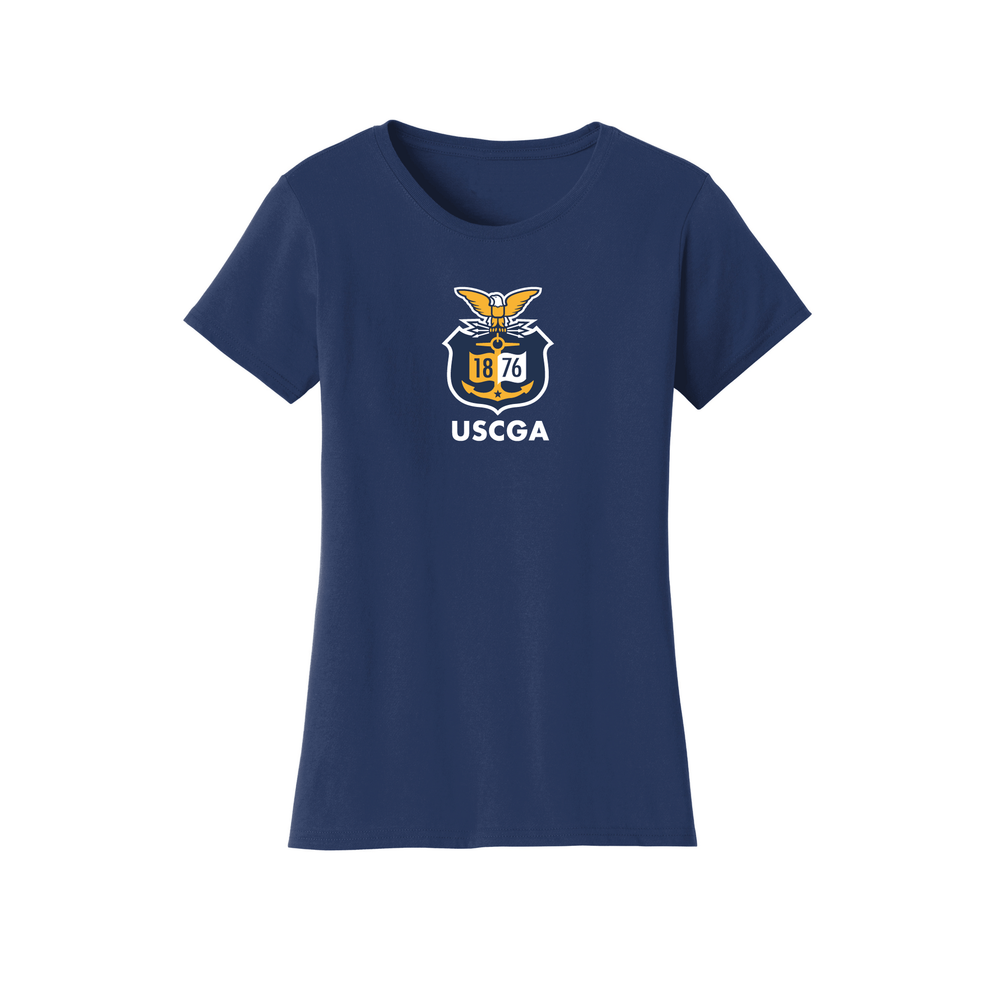 United States Coast Guard Academy Bears Jumbo Logo Womens T-Shirt