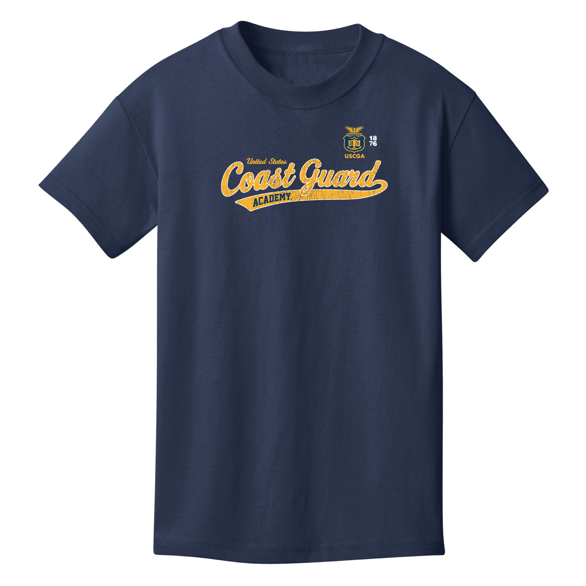 United States Coast Guard Academy Bears Old School Youth T-Shirt
