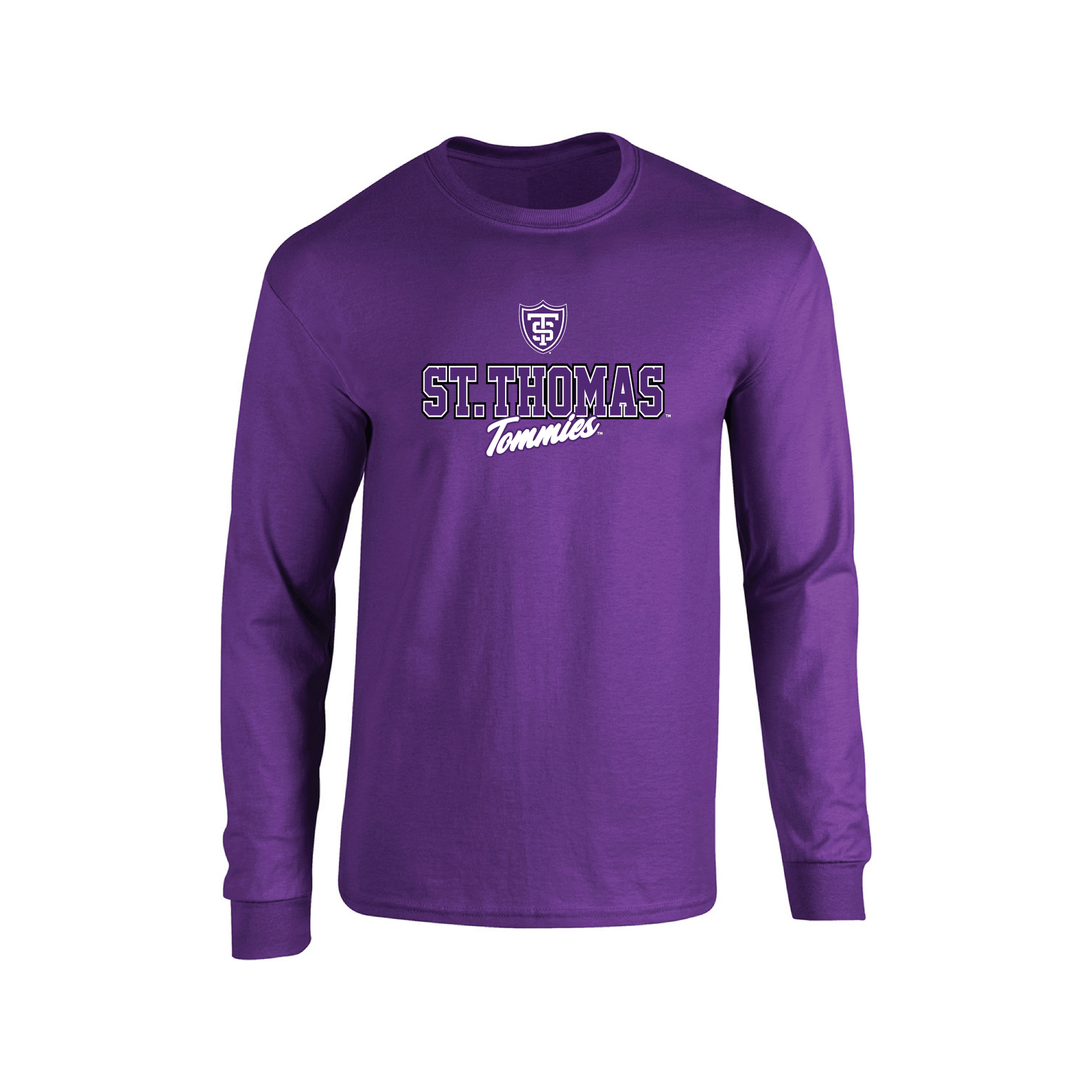 The University of St. Thomas Tommies Campus Script Adult Long Sleeve T-Shirt