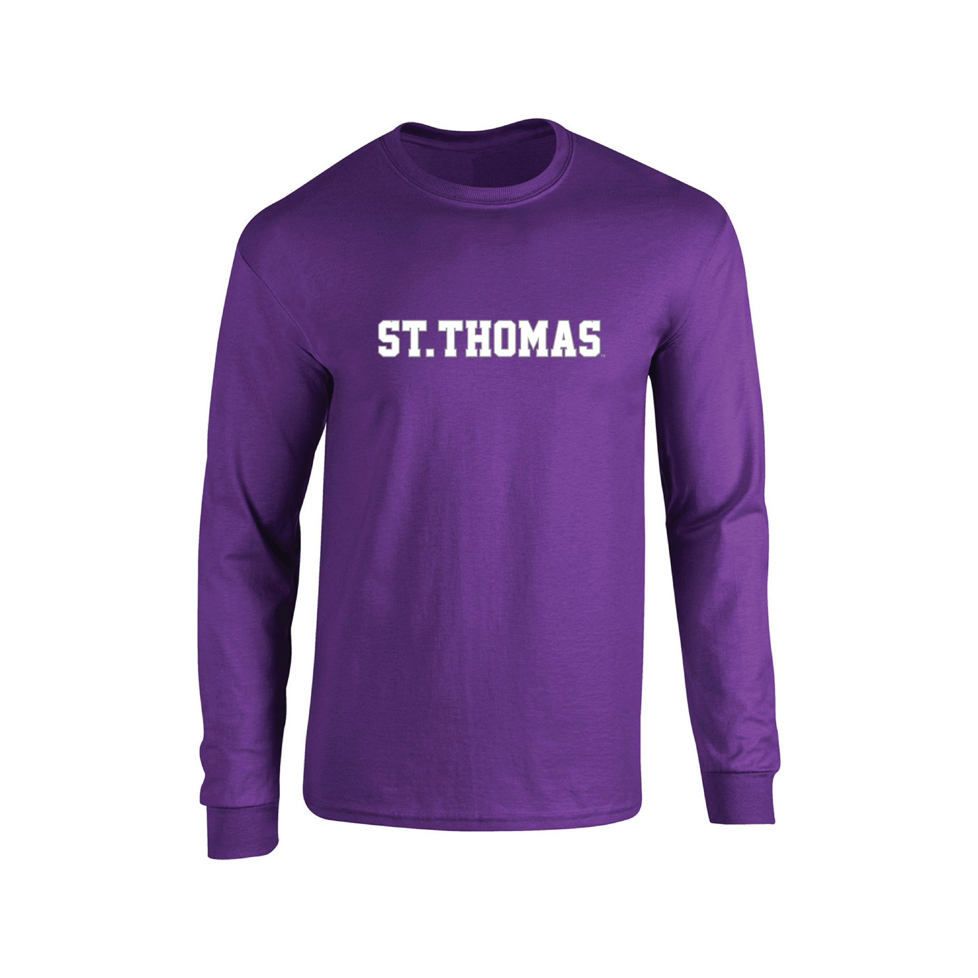 The University of St. Thomas Tommies Block Adult Long Sleeve T-Shirt