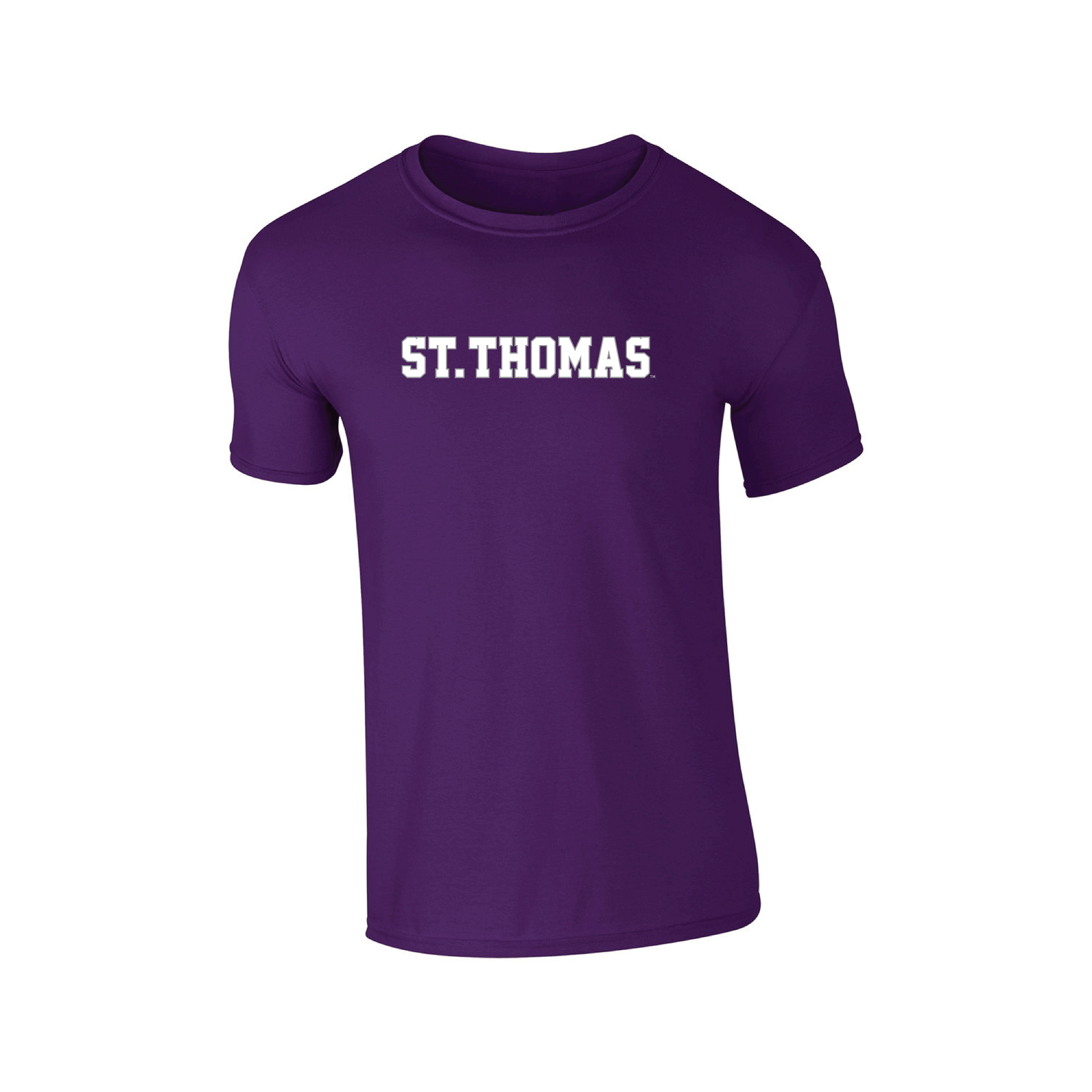 The University of St. Thomas Tommies Block Adult T-Shirt