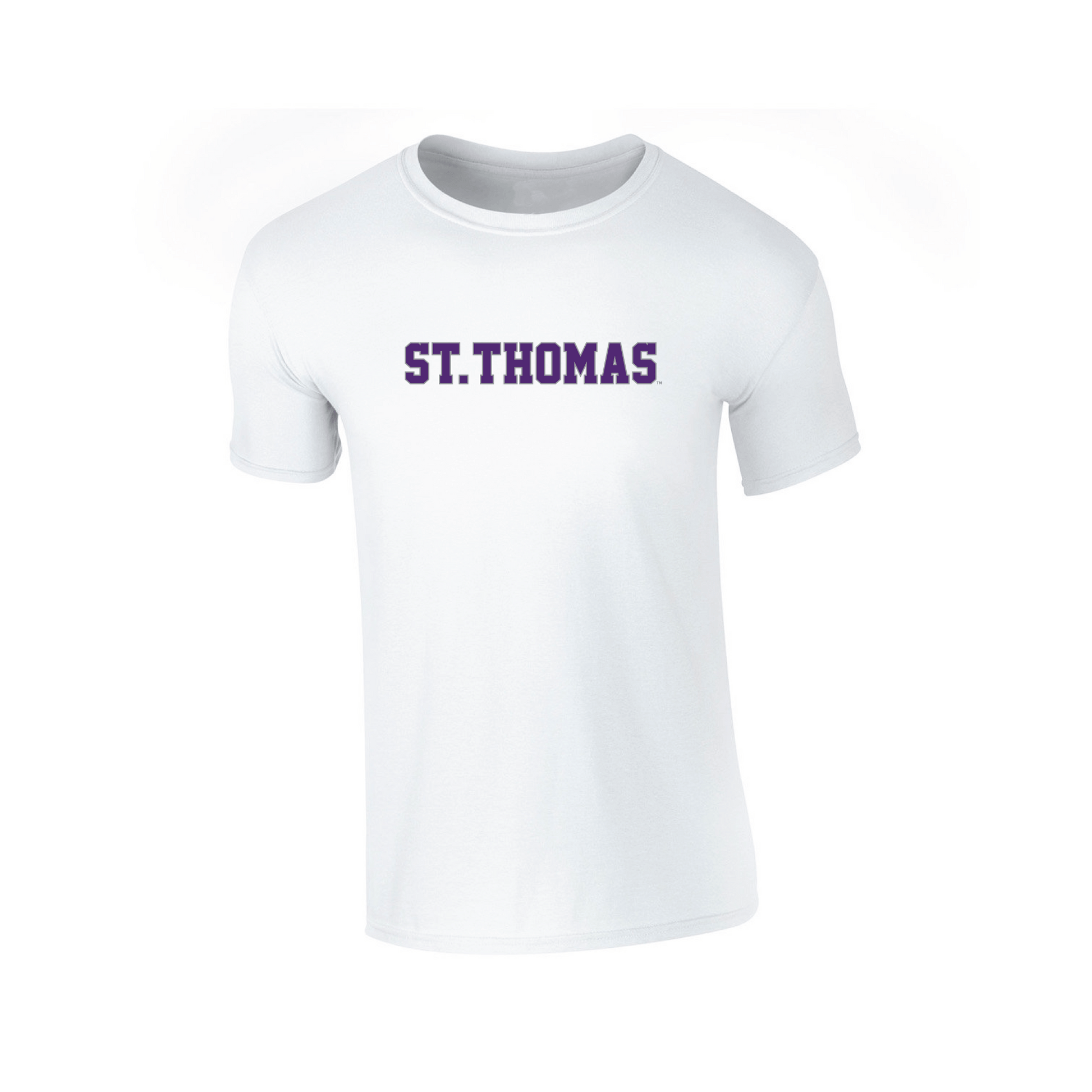 The University of St. Thomas Tommies Block Adult T-Shirt