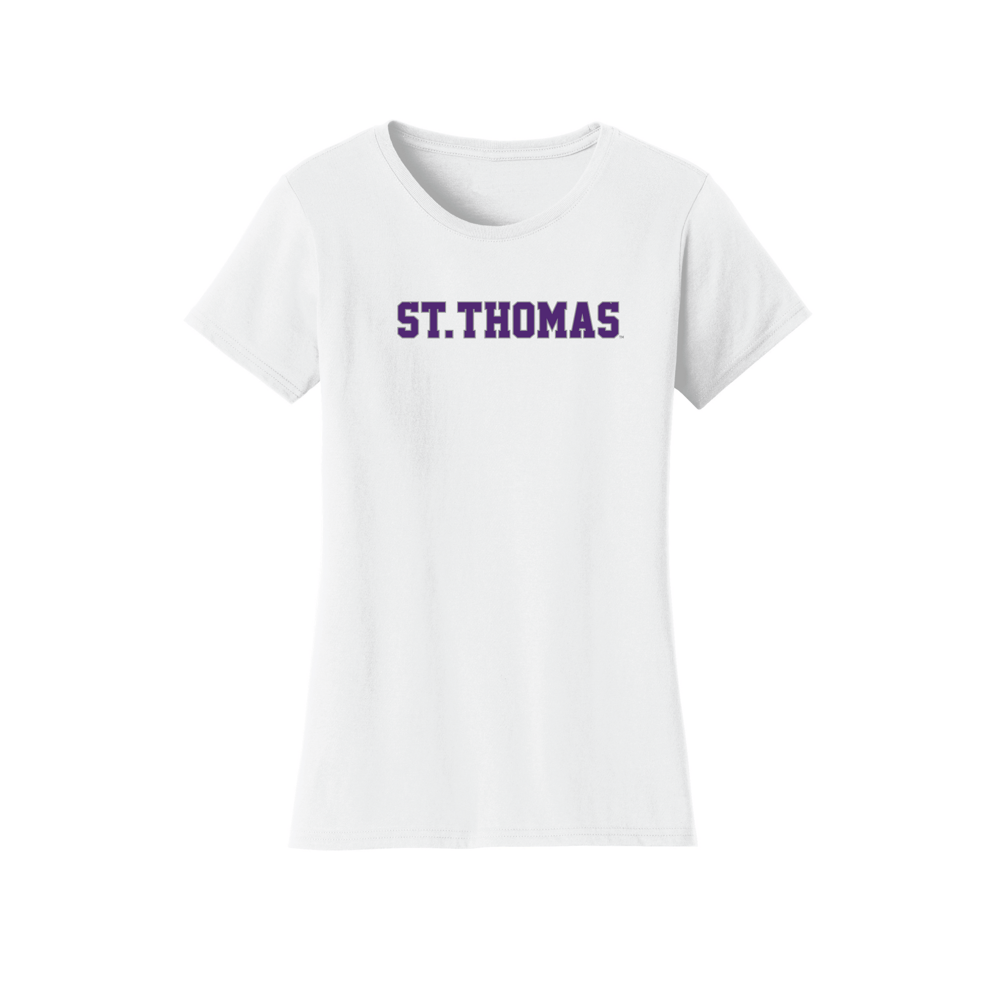The University of St. Thomas Tommies Block Womens T-Shirt