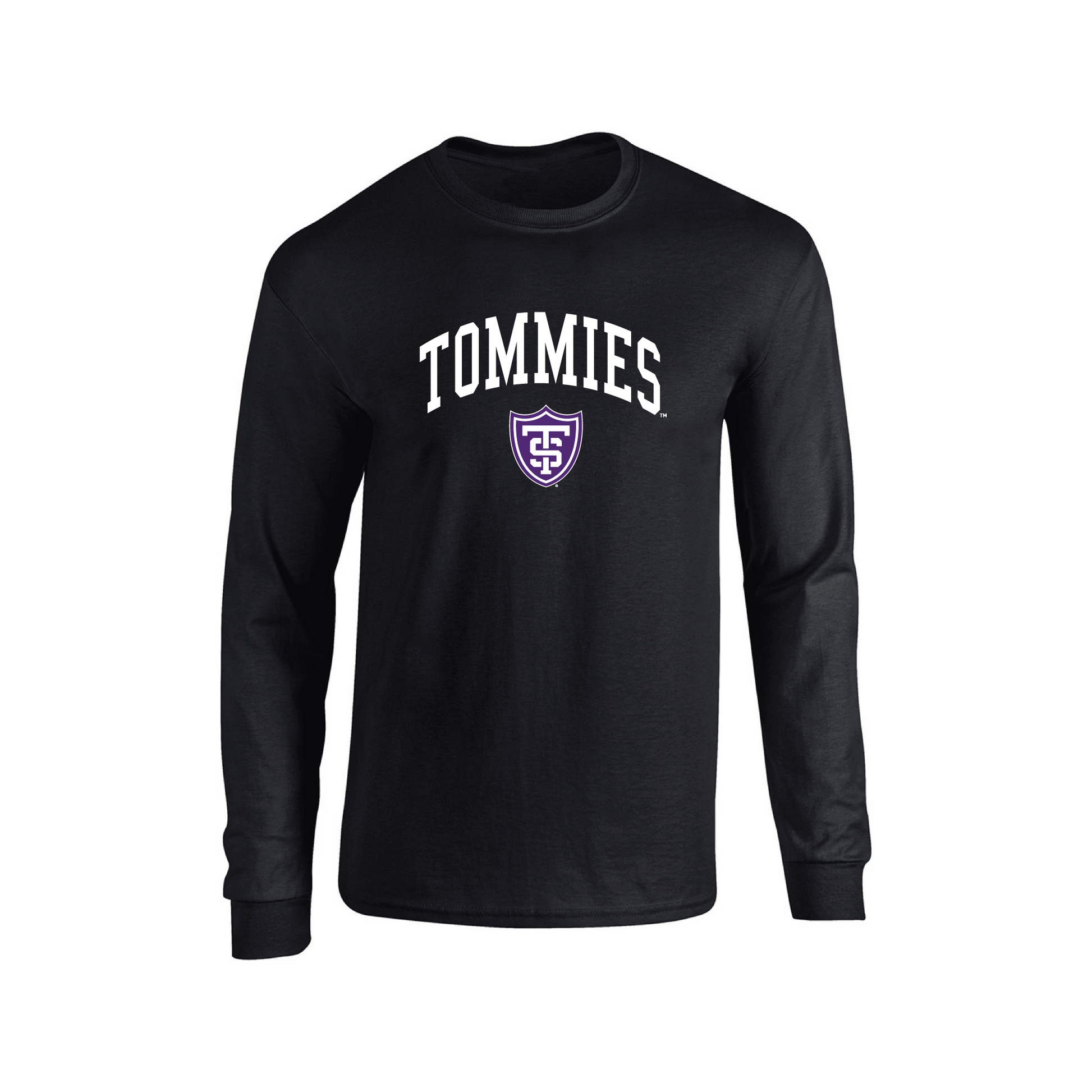 The University of St. Thomas Tommies Jumbo Arch Adult Long Sleeve T-Shirt
