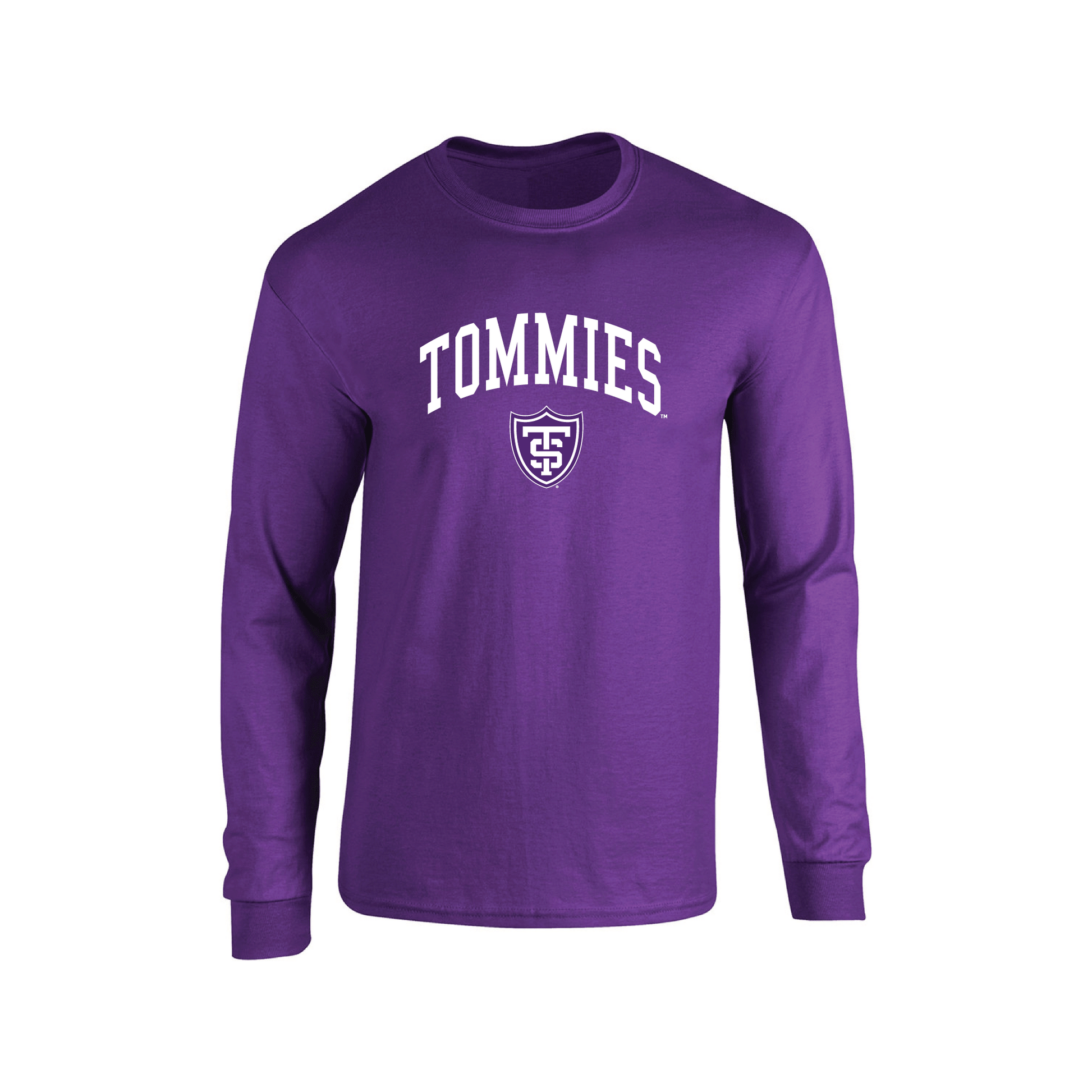 The University of St. Thomas Tommies Jumbo Arch Adult Long Sleeve T-Shirt