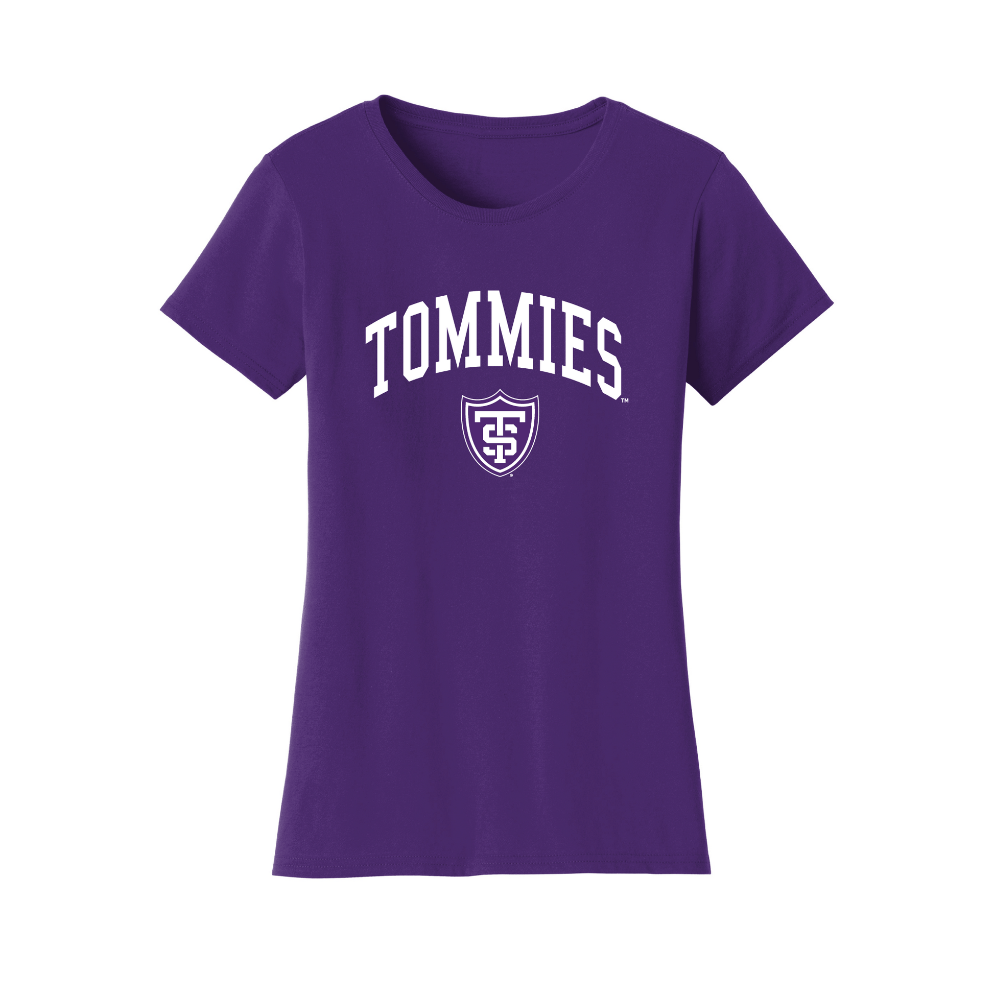 The University of St. Thomas Tommies Jumbo Arch Womens T-Shirt