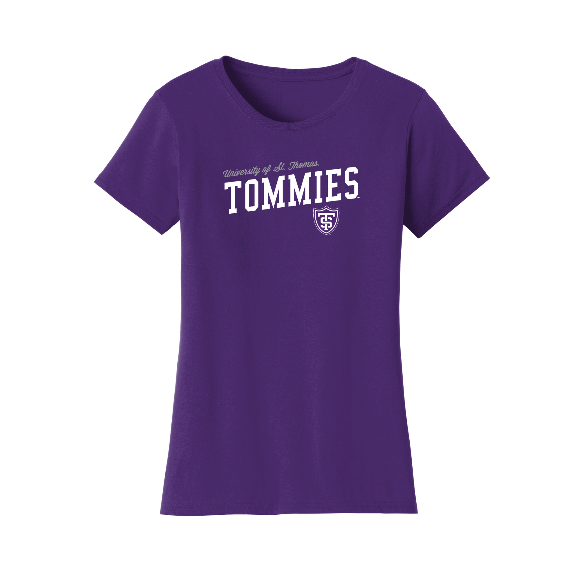 The University of St. Thomas Tommies Uphill Victory Womens T-Shirt