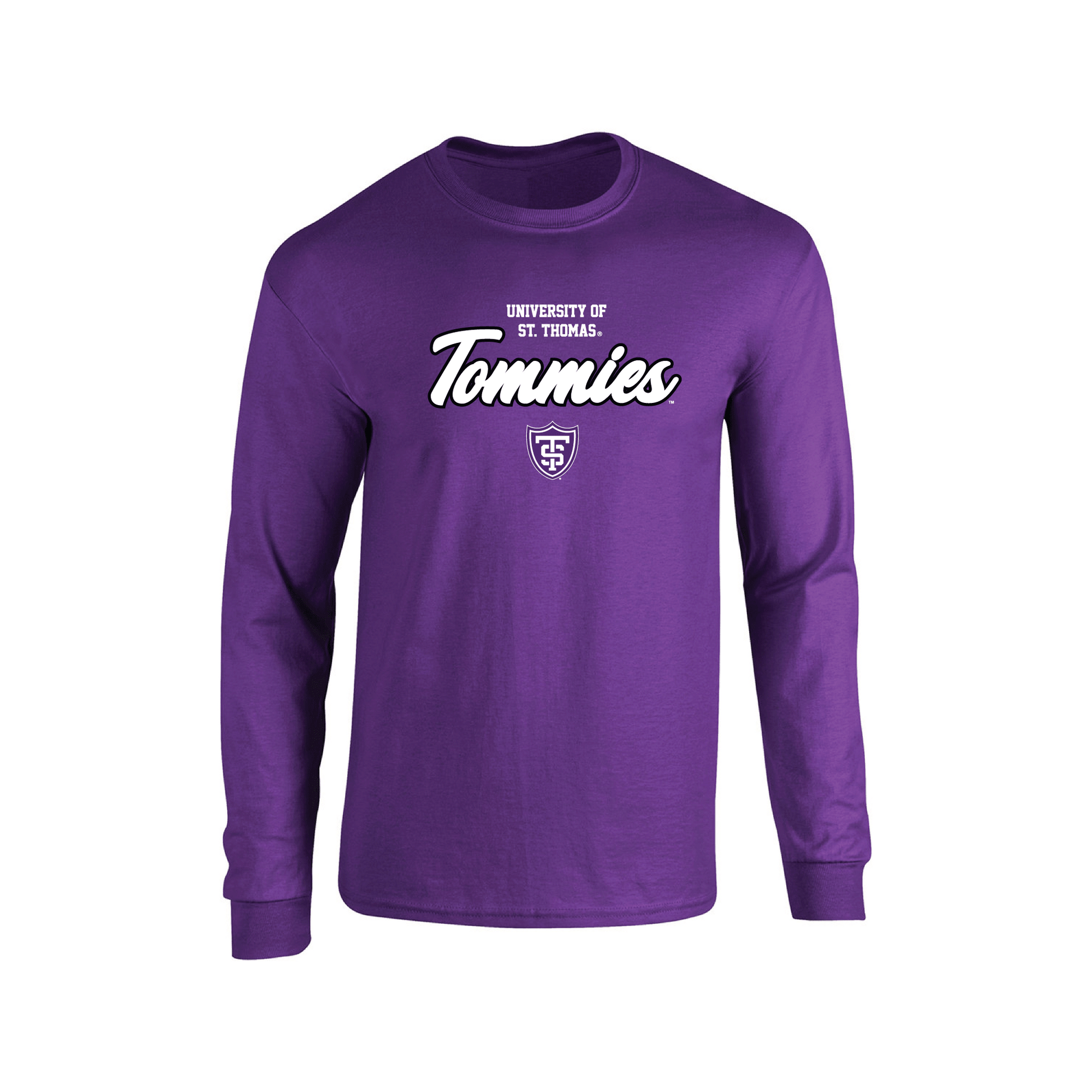 The University of St. Thomas Tommies Machine Script Adult Long Sleeve T-Shirt