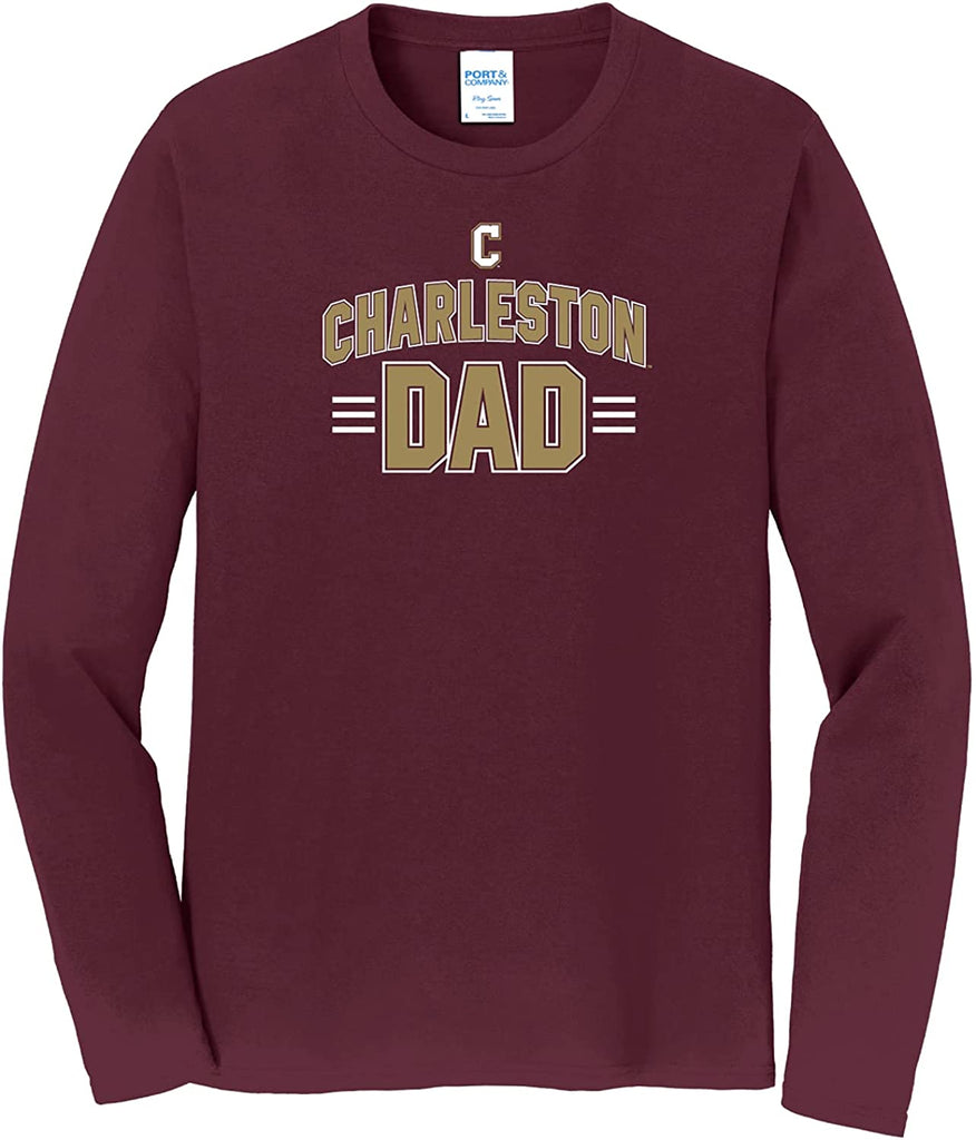 College of Charleston Cougars Big Arch Dad Long Sleeve T-Shirt