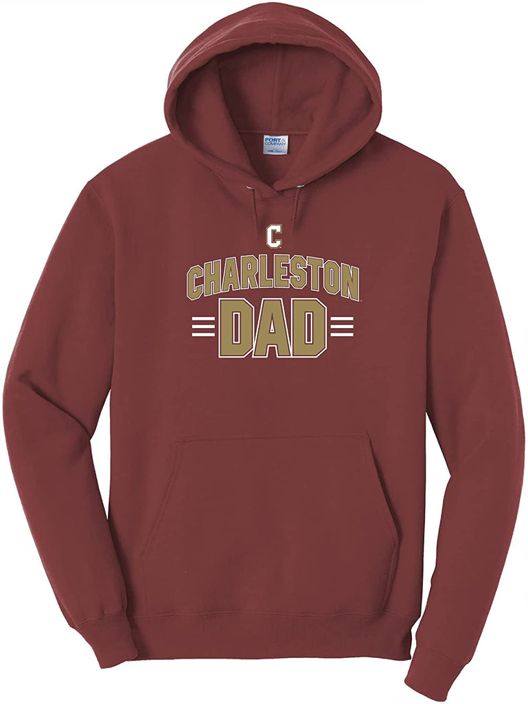 College of Charleston Cougars Big Arch Dad Hooded Sweatshirt