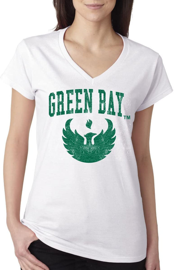 J2 Sport Wisconsin Green Bay Phoenix NCAA Jumbo Bleach Junior T-Shirt