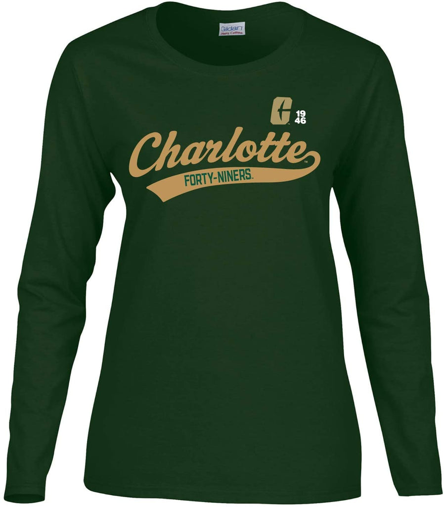 The University of North Carolina at Charlotte 49ers NCAA Old School Long Sleeve T-Shirt