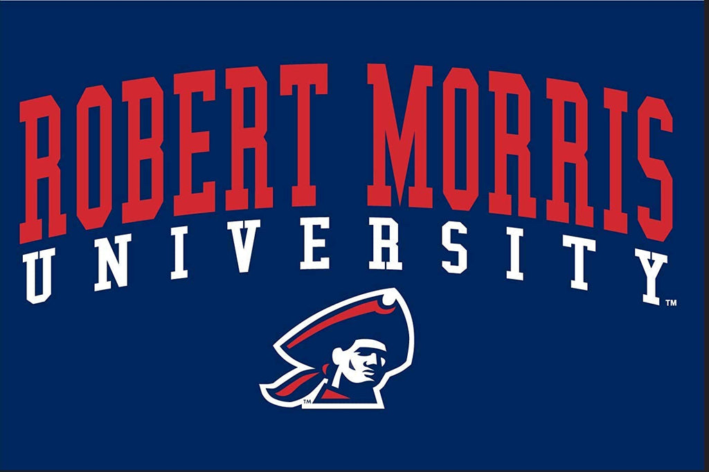 Robert Morris University Colonials NCAA Jumbo Arch Unisex Hooded Sweatshirt